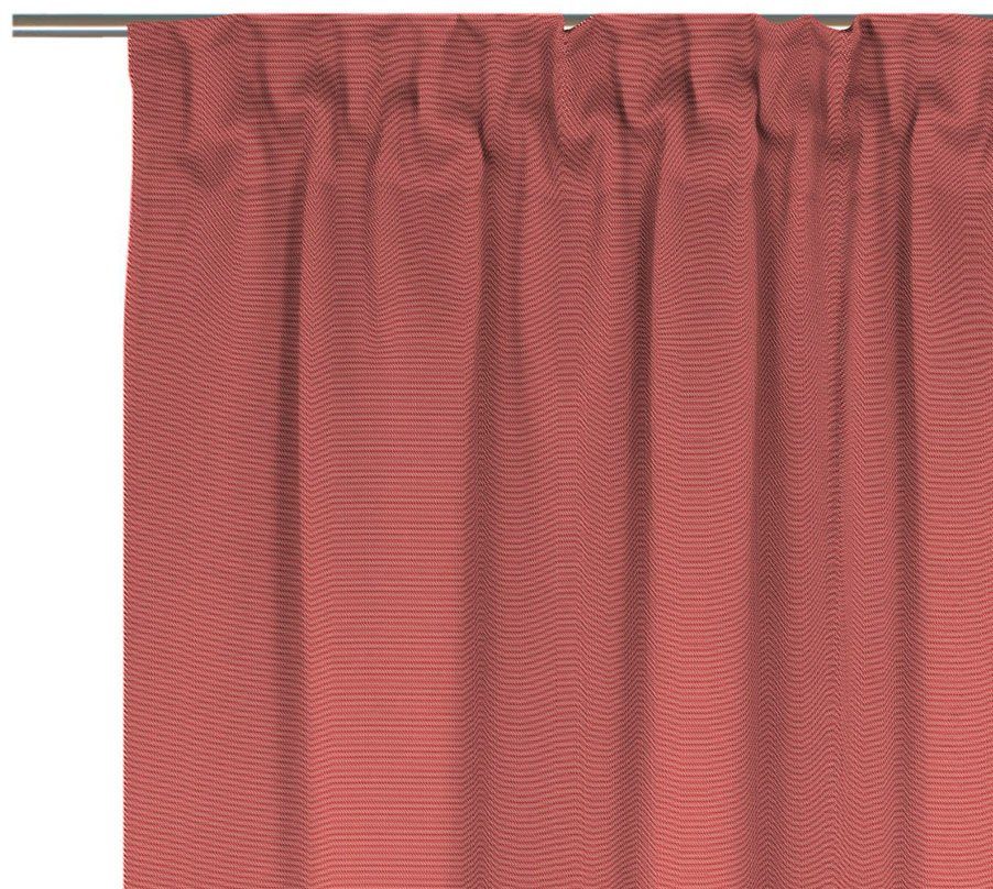 Vorhang Uni light, Bio-Baumwolle Multifunktionsband rot St), (1 aus Adam, Collection blickdicht, Jacquard, nachhaltig