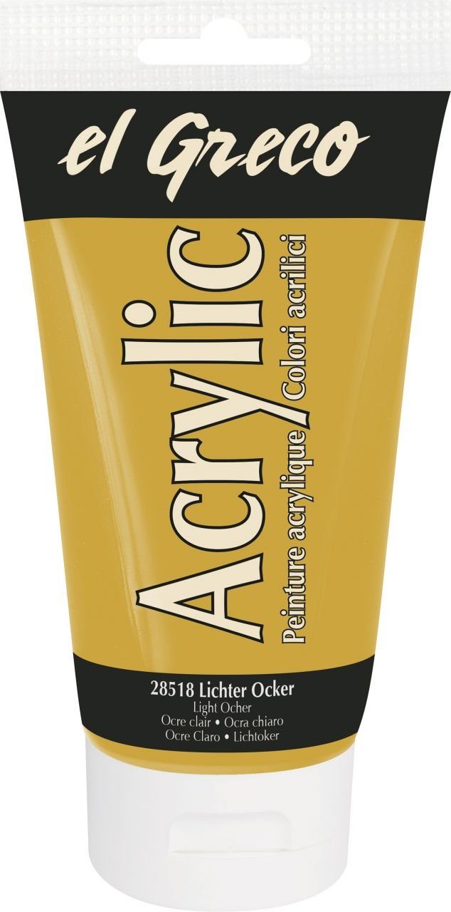 Kreul Acryl-Buntlack Kreul el Greco Acrylic Tube lichter Ocker 150 ml