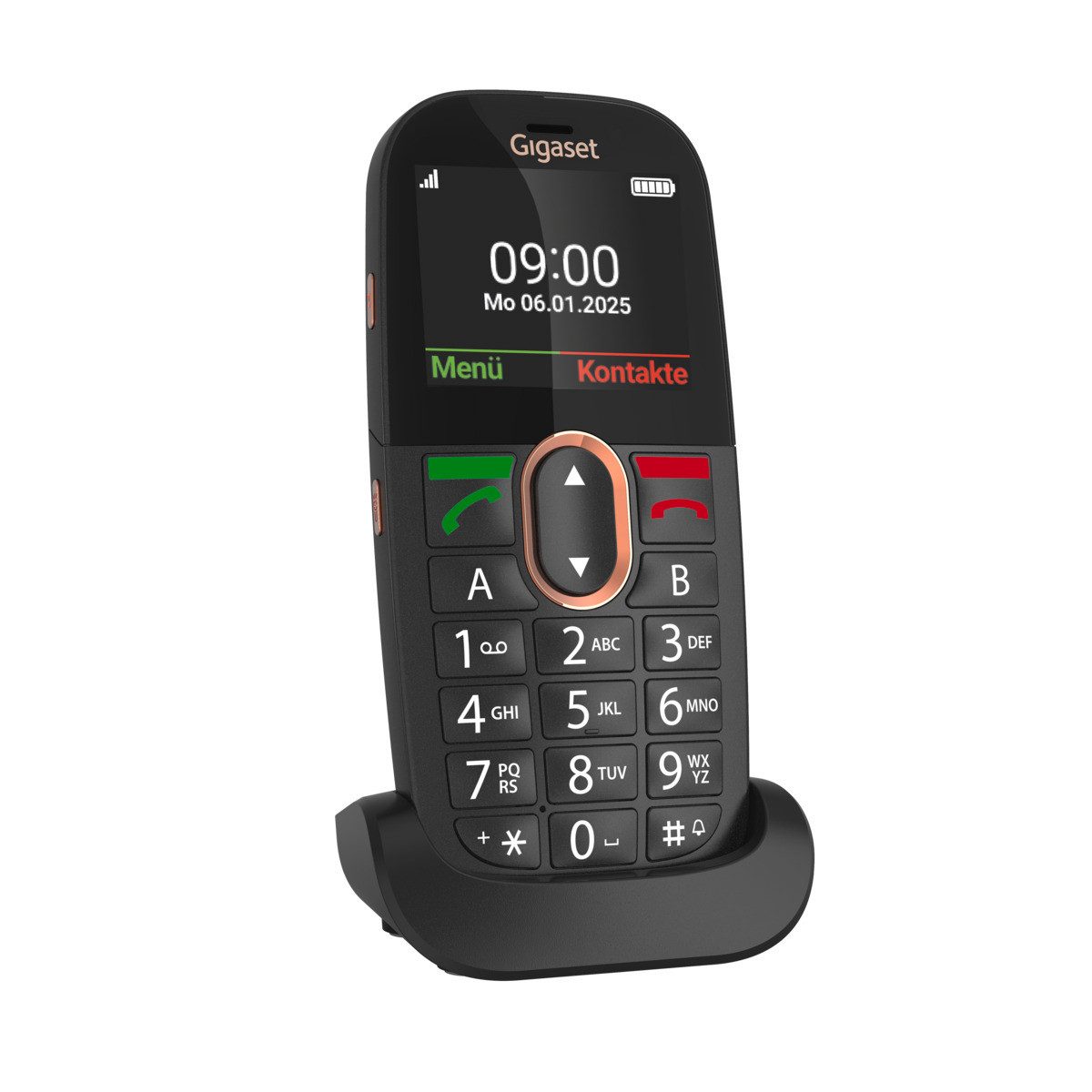 Gigaset Gigaset GL695 Seniorenhandy (2,31 Zoll, 0,125 GB Speicherplatz, 2 MP Kamera, Taschenlampe)