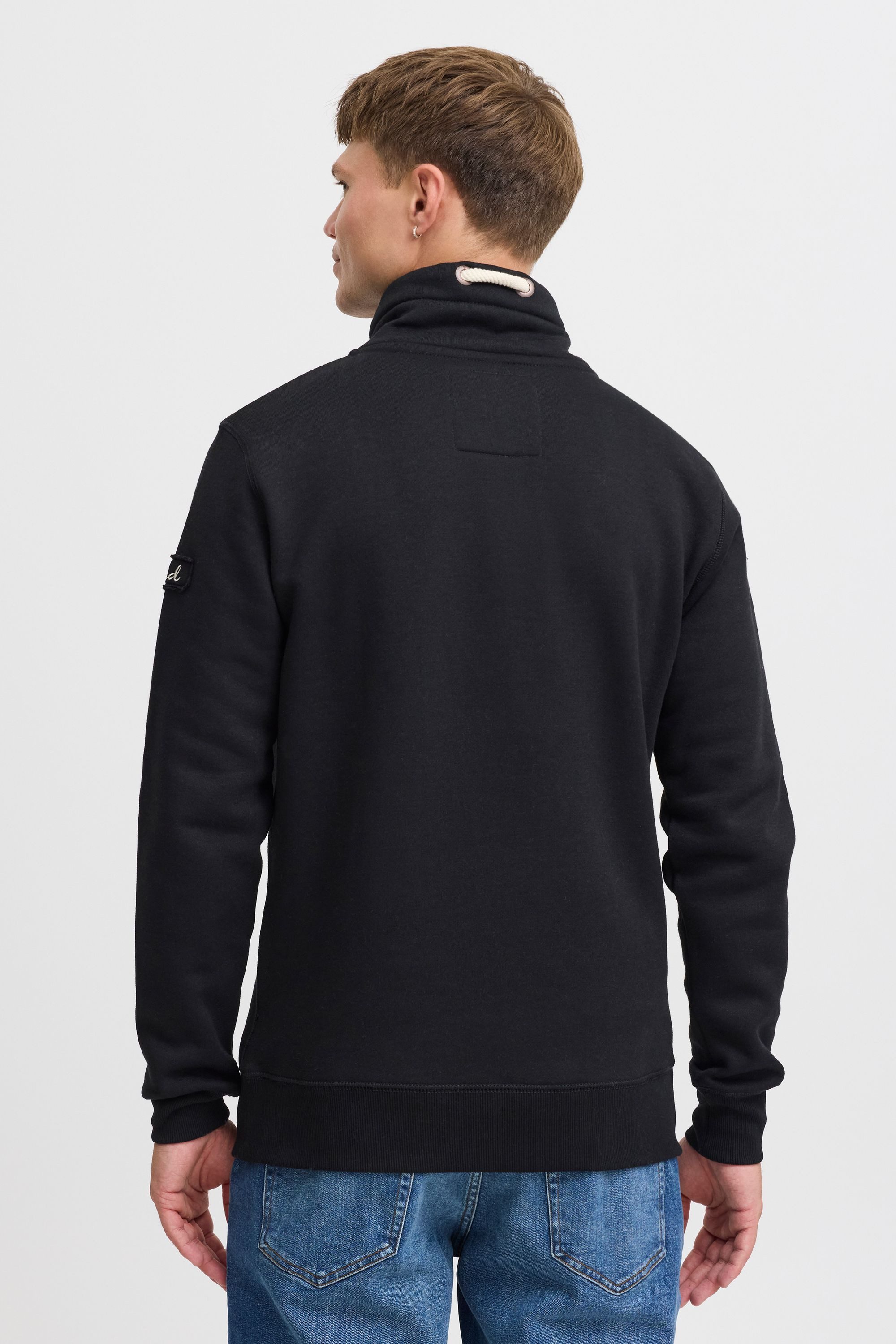 !Solid Stehkragenpullover SDTripTroyer Sweatpullover mit Knopfleiste