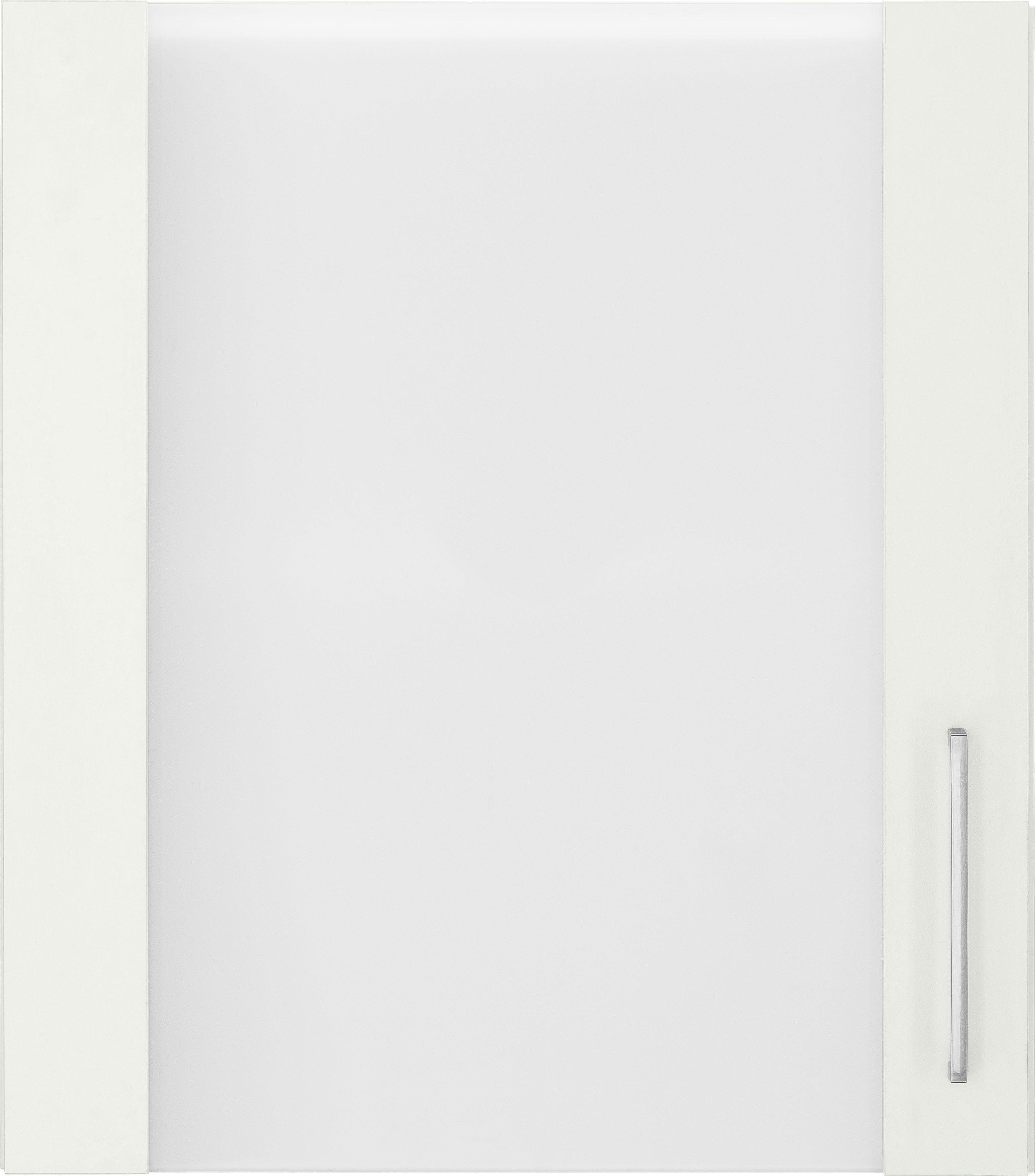wiho Küchen Glashängeschrank Zell Breite 50 cm weiß/weiß