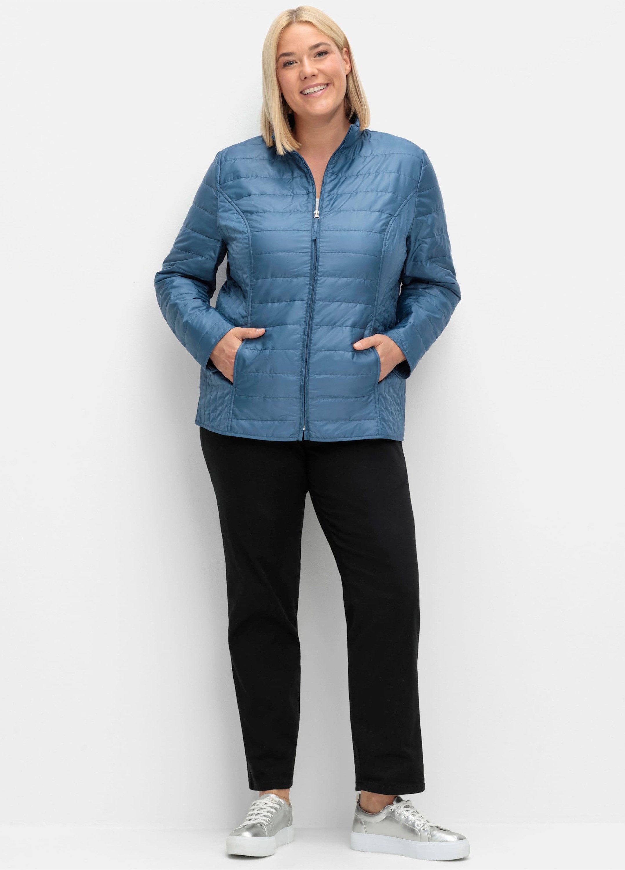 Sieh an! Allwetterjacke Steppjacke Langarm für die Übergangszeit, mit Stehk günstig online kaufen