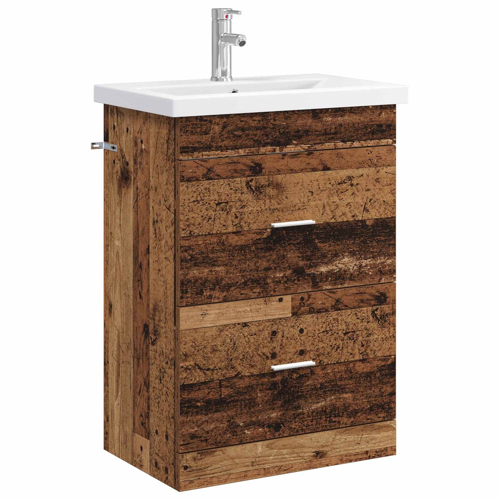 Badezimmerspiegelschrank Badezimmermöbel-Set Altholz 61 x 40 x 84,5 cm Holzwerkstoff