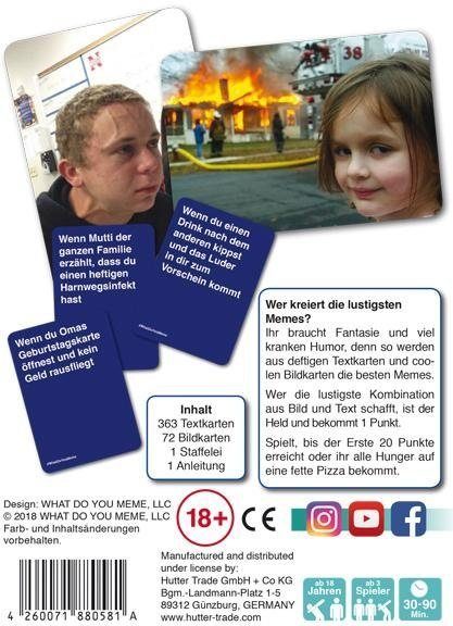 HUCH! Spiel What Do You Meme, Partyspiel, Made in Germany