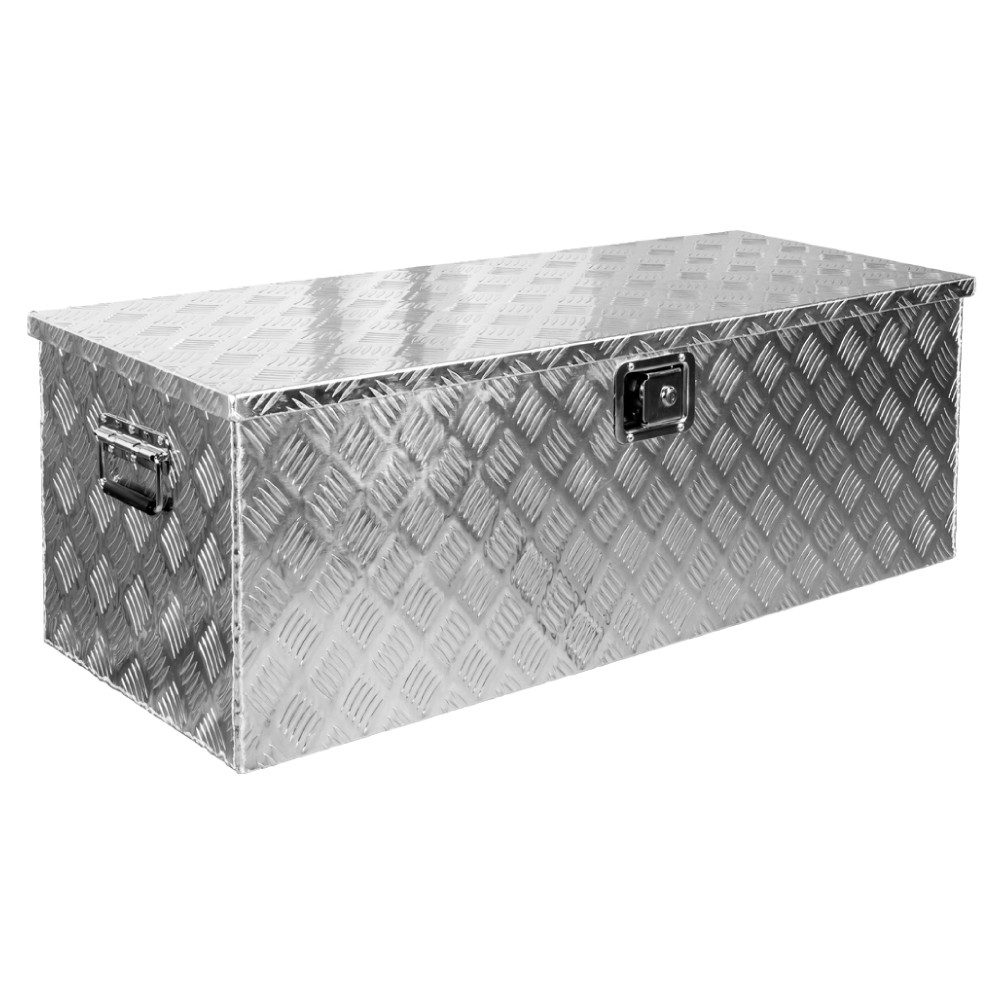 Trucky Anhänger-Deichselbox Truckbox Box Werkzeugkiste Anhängerbox Deichselbox Aluminium D160