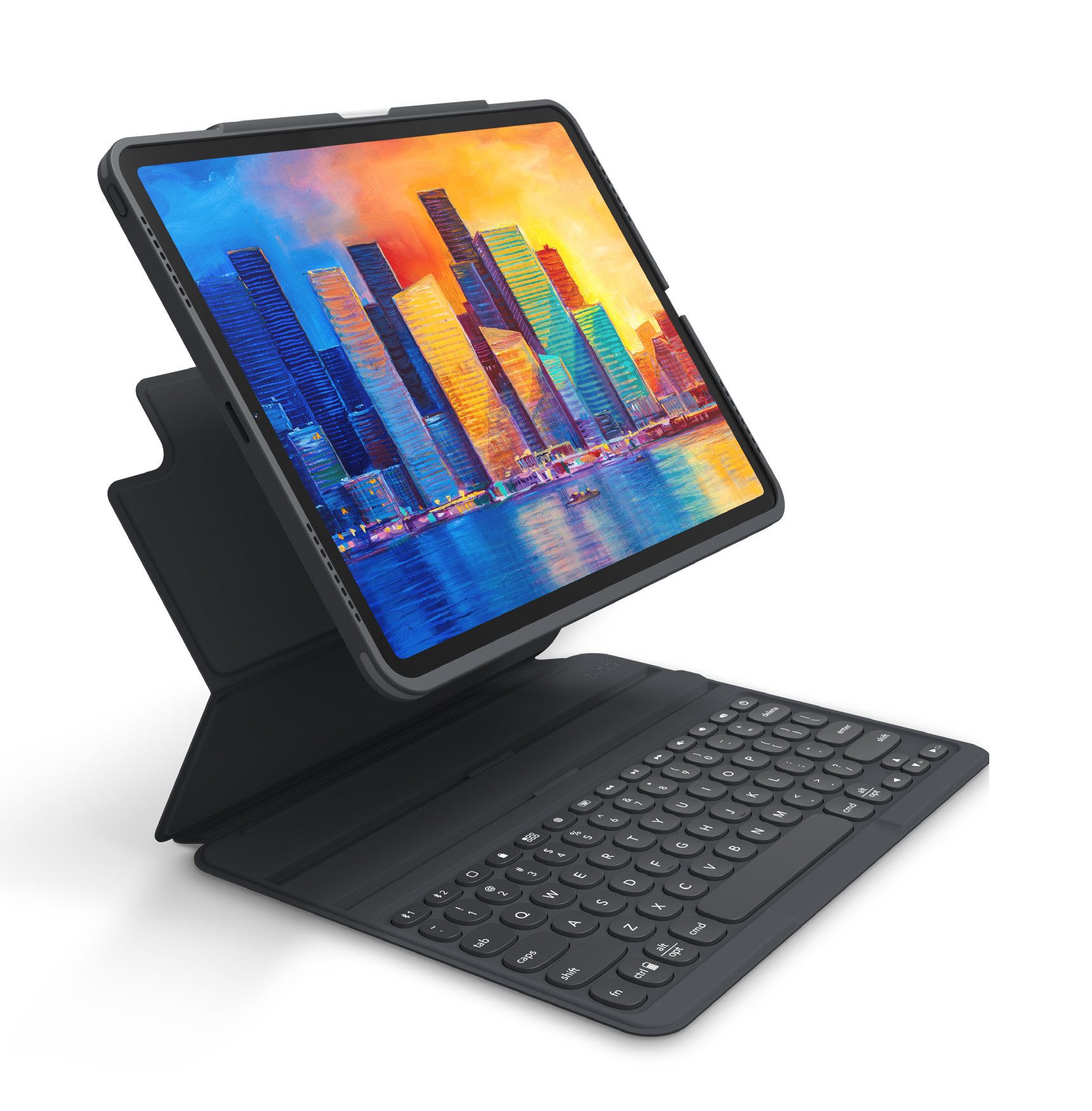 ZAGG Pro Keys - Tastatur und Foliohülle (abnehmbare Tasche) Tastatur