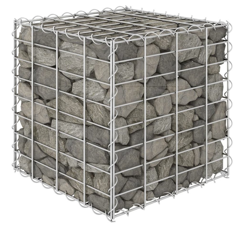 Thumbnail - DOTMALL Hochbeet Würfel-Gabionen-Hochbeet Stahldraht 40x40x40 cm