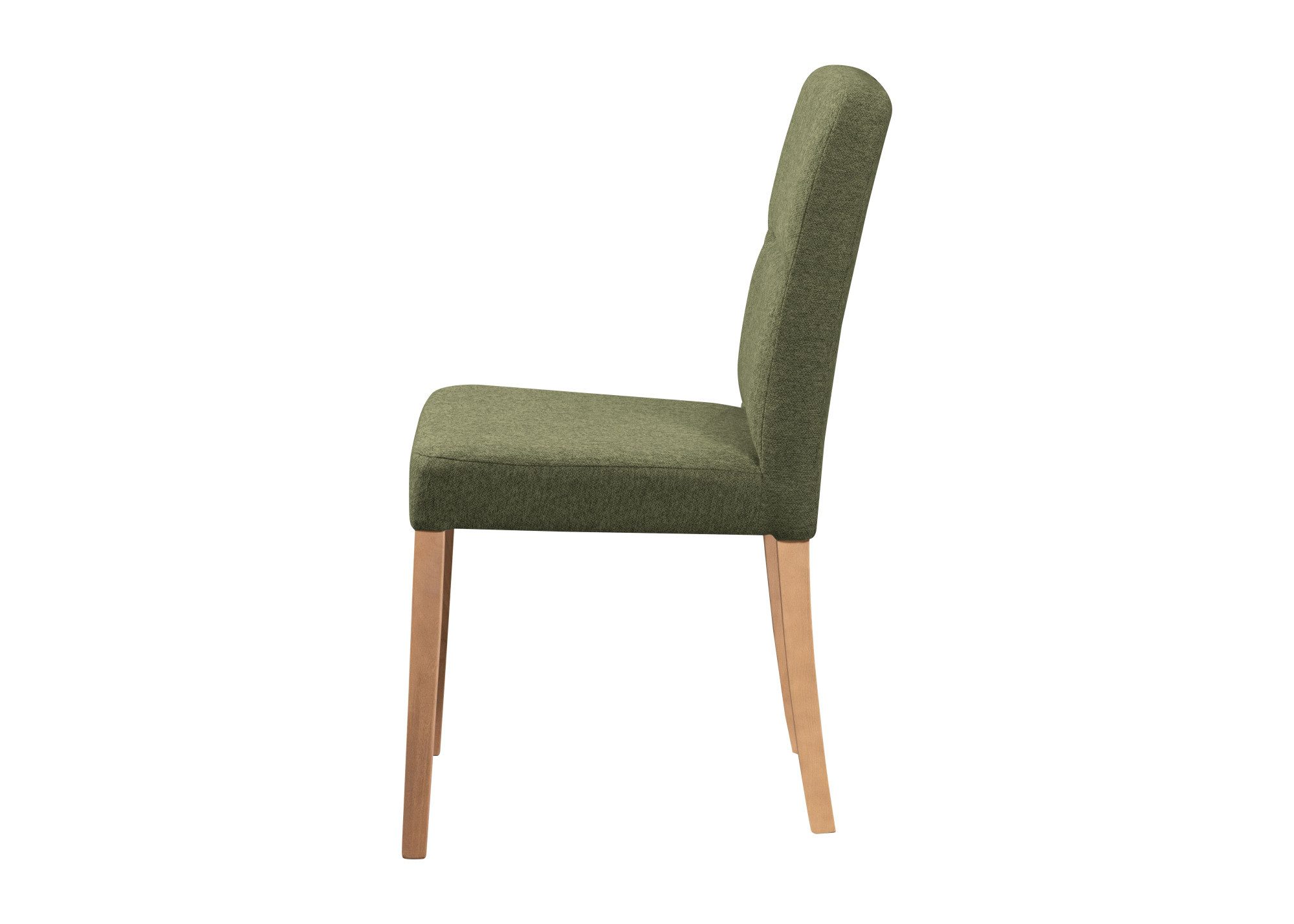 Home affaire 4-Fußstuhl Nina Küchenstuhl, Polsterstuhl (Set, 2 St), Gestell Buche Massivholz lackiert