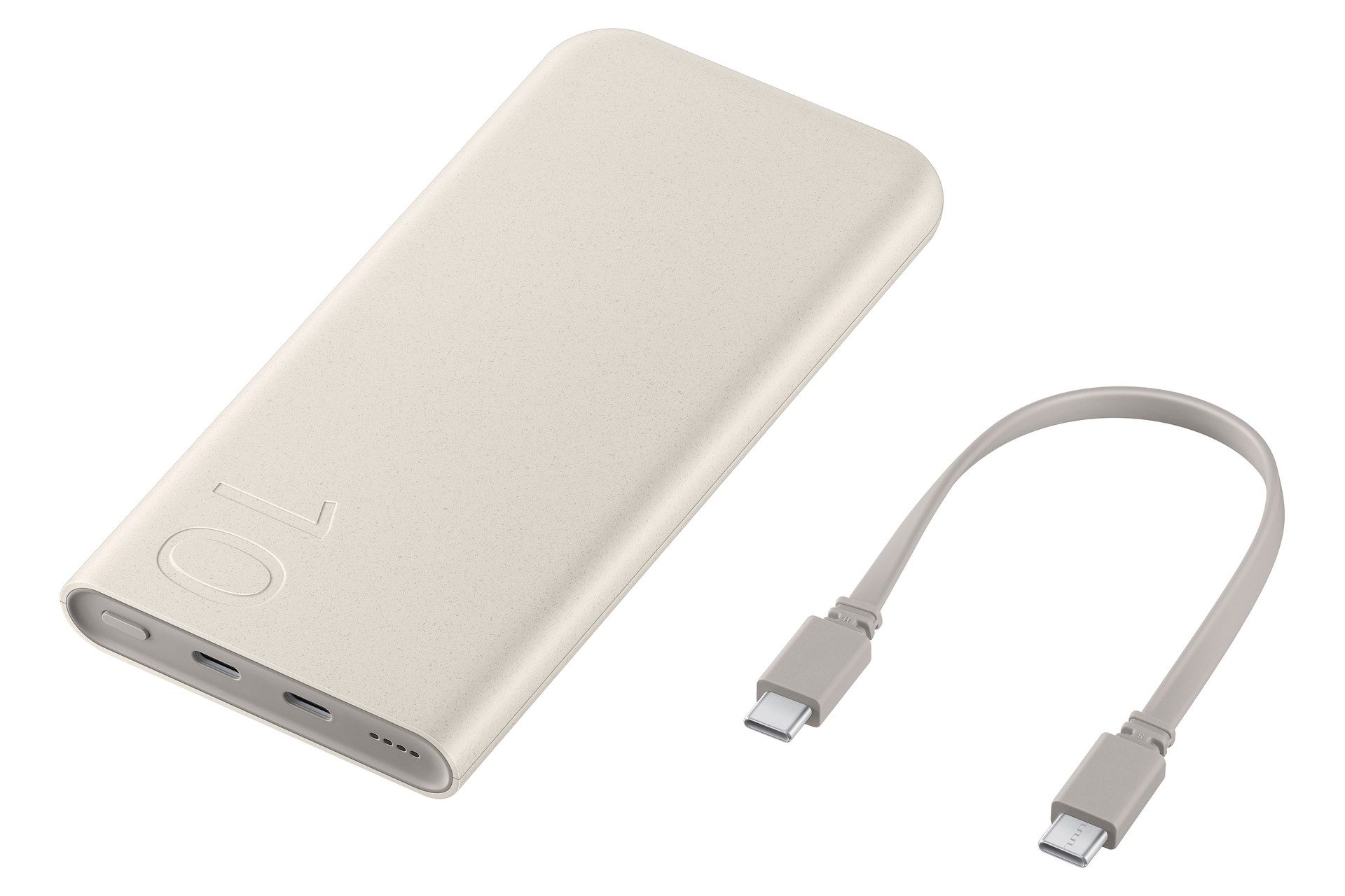 Samsung Super Fast Charging 10.000 mAh 25W (EB-P3401) Powerbank Samsung Powerbank P3401 10.000 mAh / (SFC 25W),Beige – Bild 4 von 4