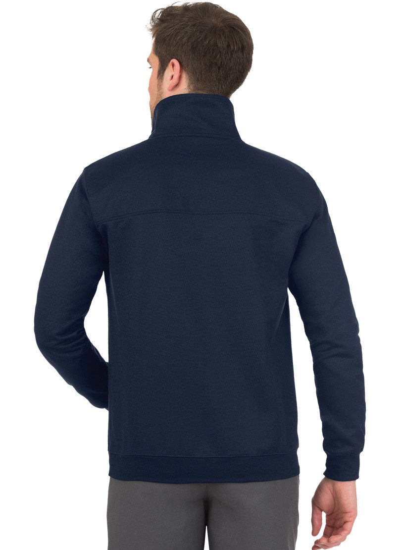 Trigema Sweatshirt TRIGEMA Sweatshirt mit Reißverschluss