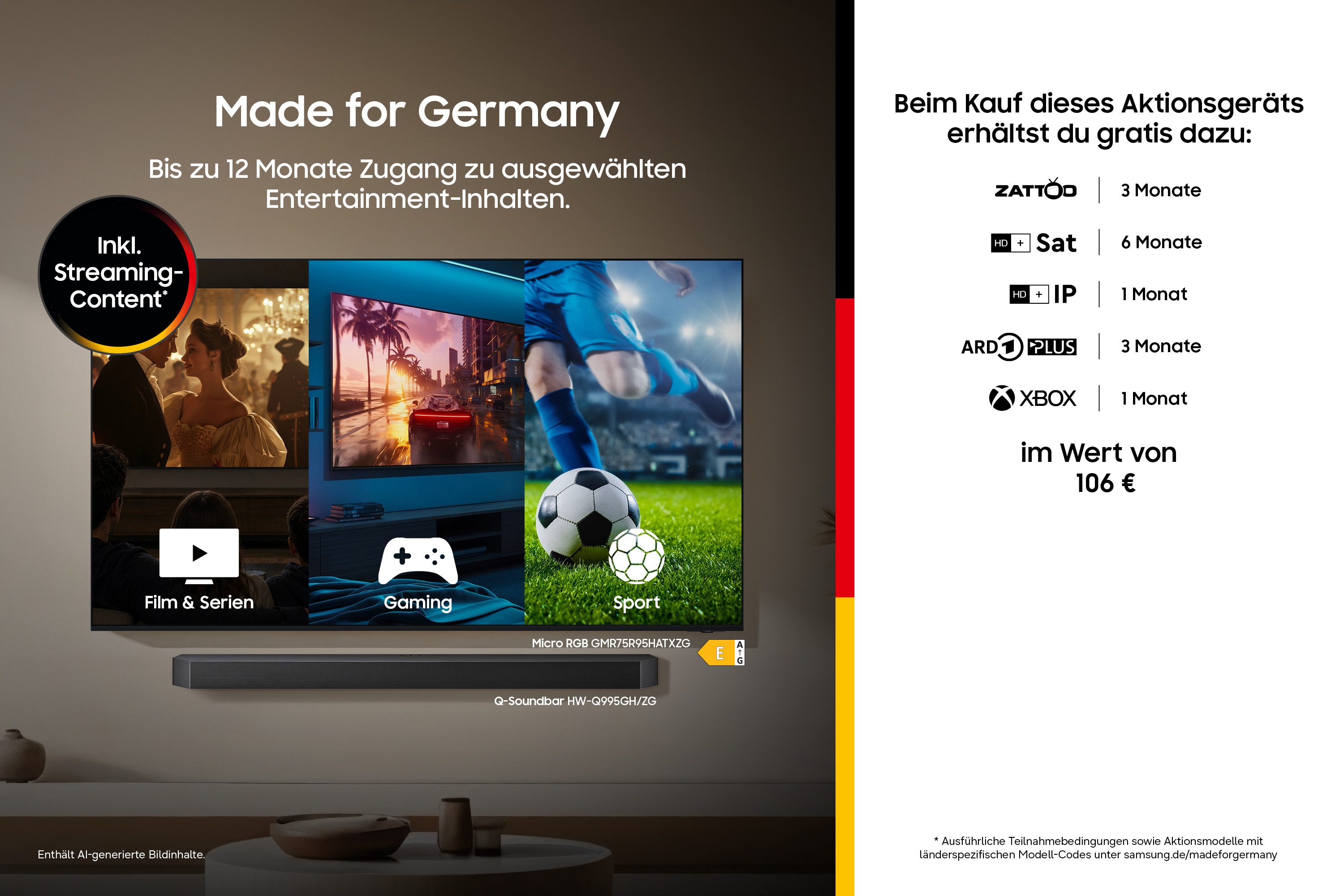 Samsung The Premiere 5 (2025) Laser-TV (560 lm, 1000:1, 1920 x 1080 px)