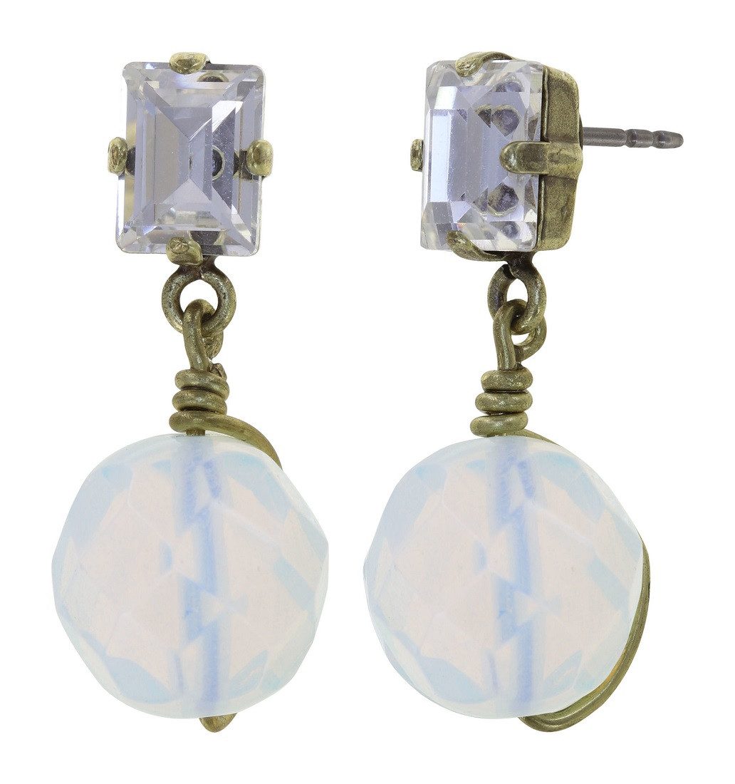 KONPLOTT Paar Ohrstecker Konplott: pendelnde Ohrstecker Daily Desire - ball and square