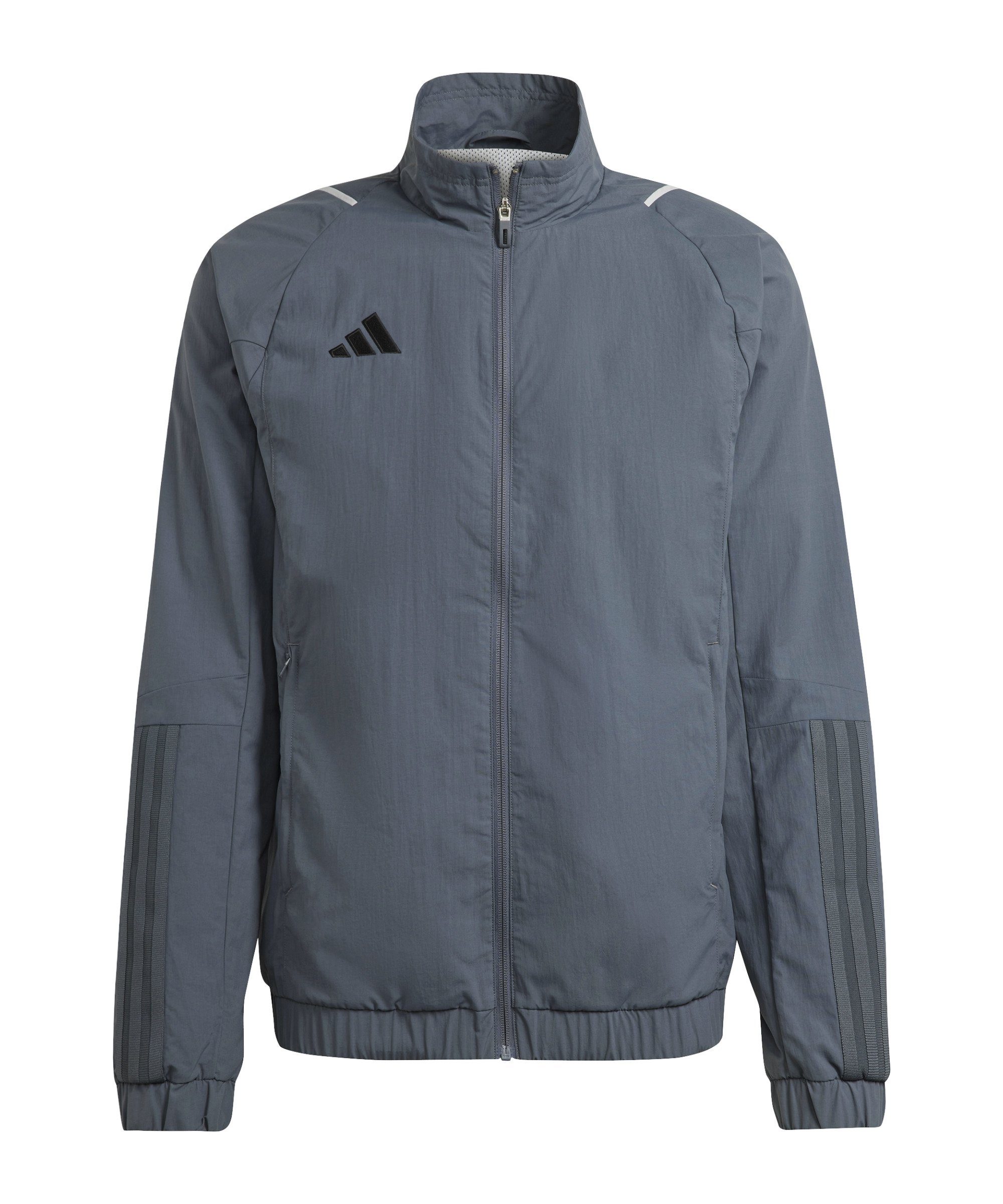 adidas Performance Sweatjacke Tiro 23 Präsentationsjacke grau