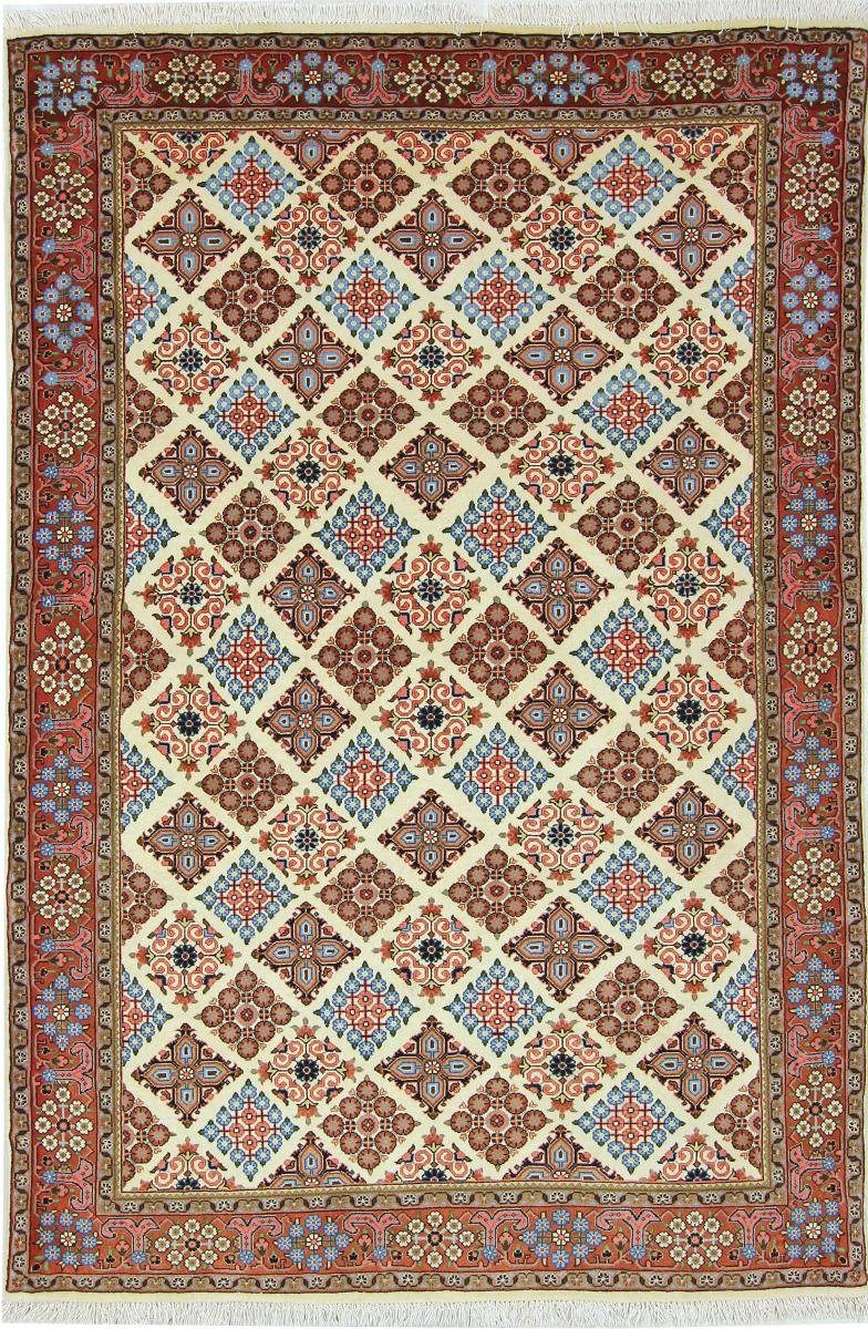 Orientteppich Meymeh 137x211 Handgeknüpfter Orientteppich Perserteppich, mm / Höhe: 12 Trading, Nain rechteckig