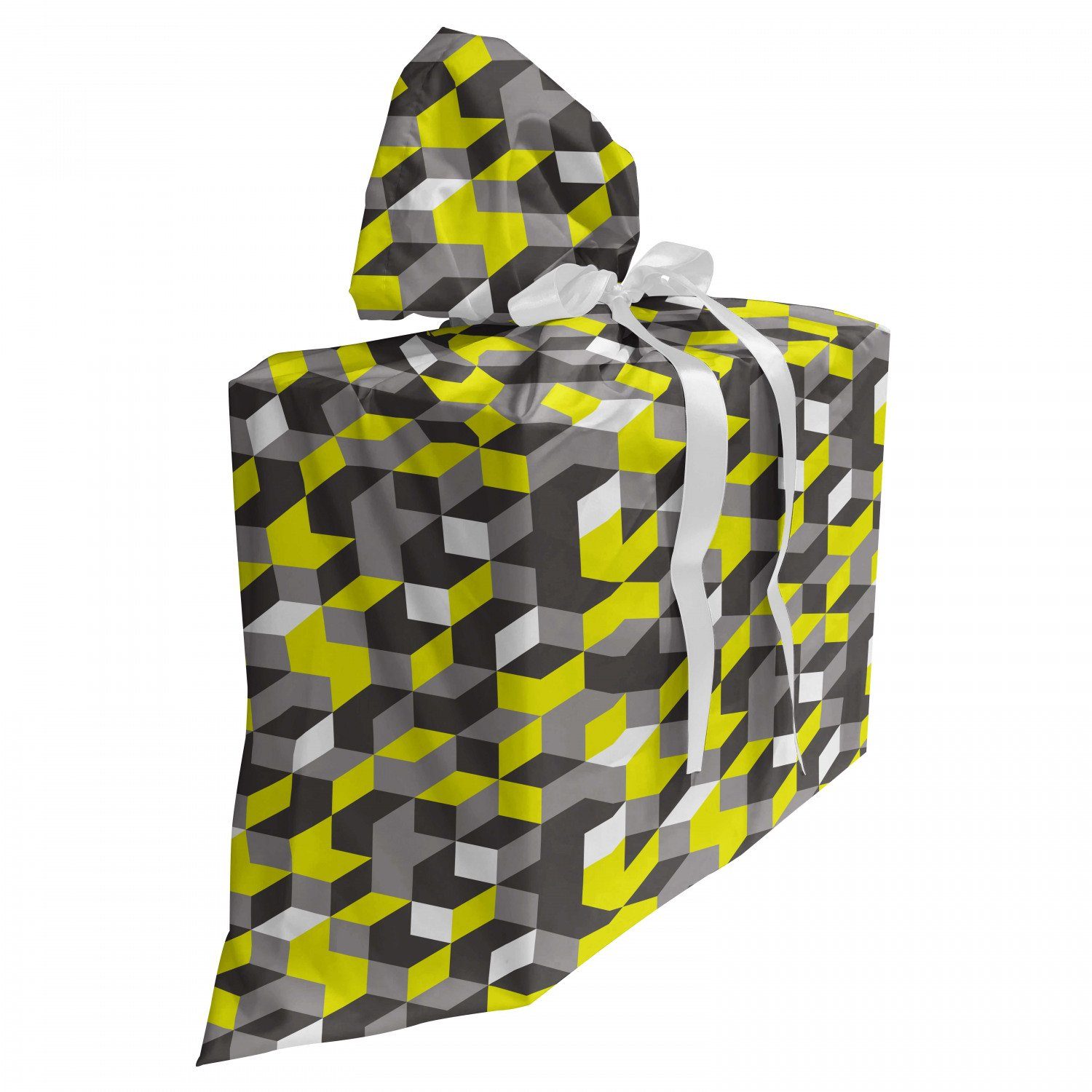 Abakuhaus Geschenkbox 3x Bändern Wiederbenutzbar, Senfgelb Moderne Box Cubes