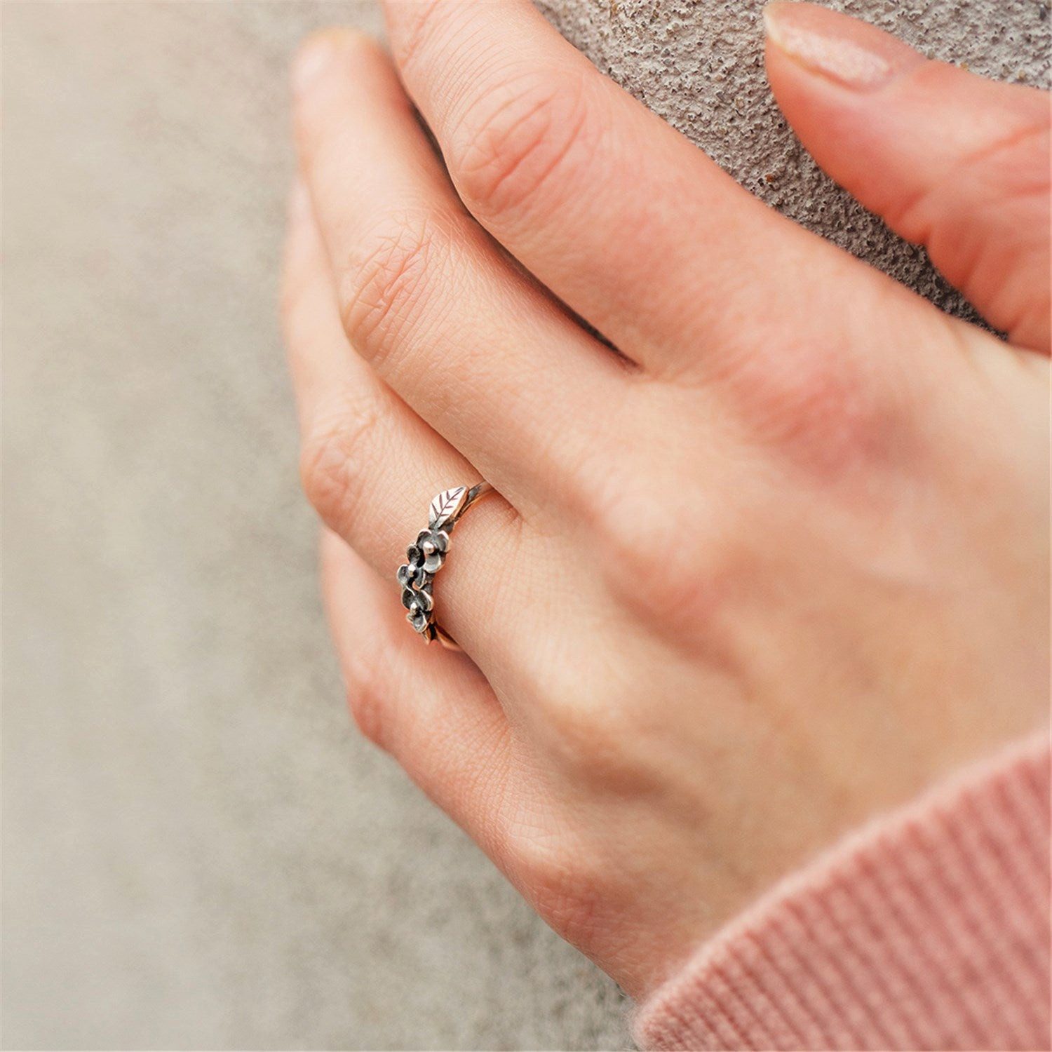 Trollbeads Fingerring Anmutige Blume Ring, TAGRI-00572