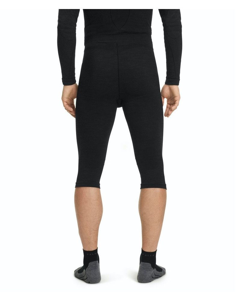 FALKE 3/4-Hose Unterziehose 3/4 Tight Wool Tech Unterwäsche schwarz Herren
