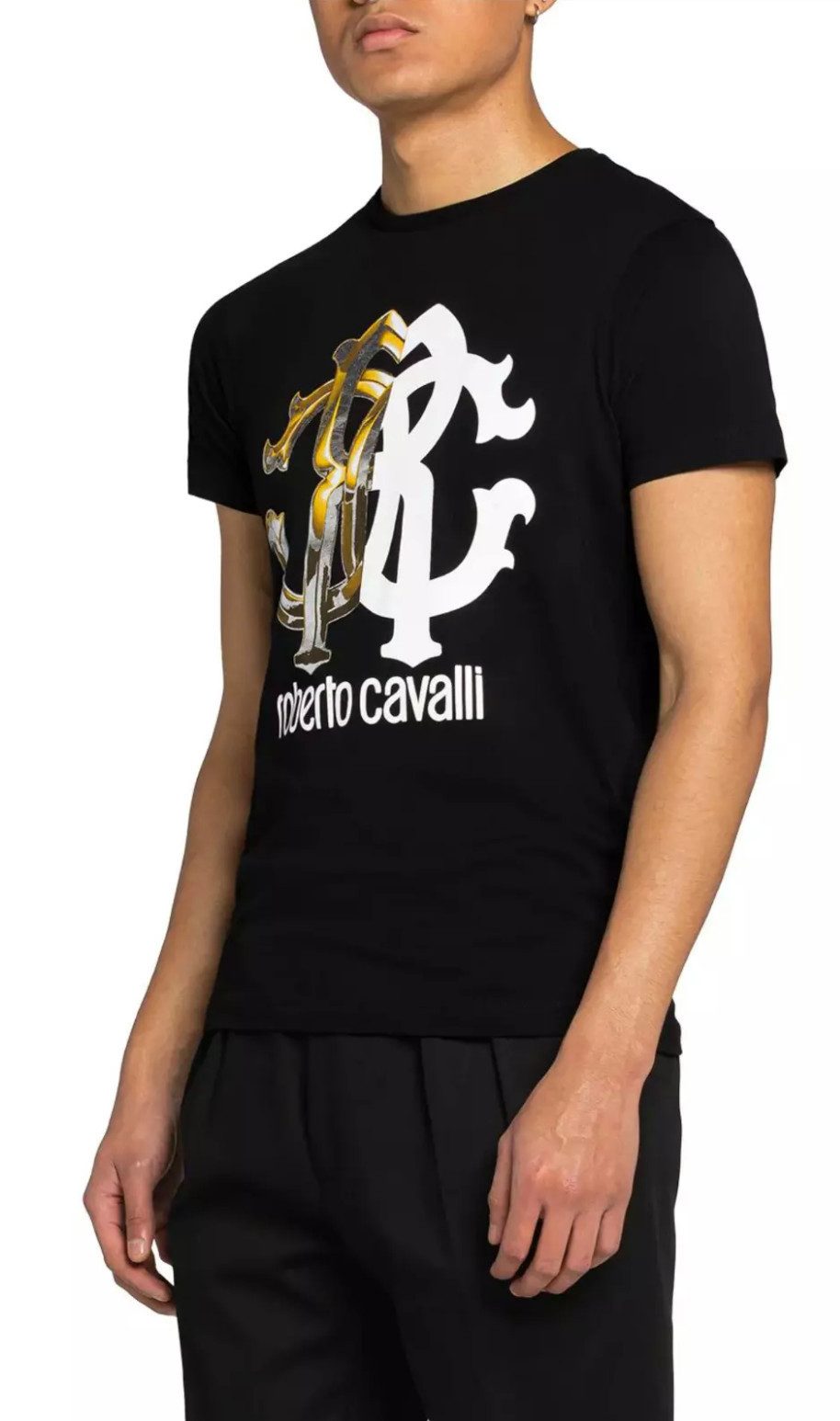 roberto cavalli T-Shirt Firenze RC Logo günstig online kaufen