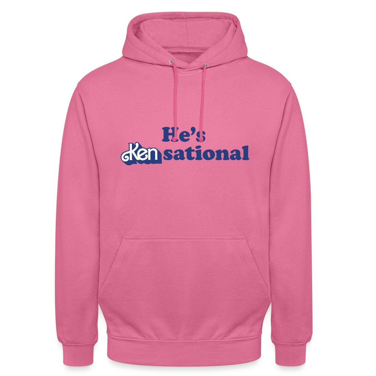 Hoodie Barbie Ken Design Lustiger Spruch He's Kensational Unisex Hoodie