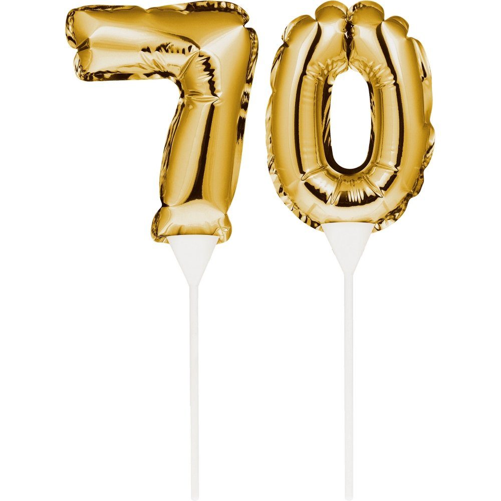 Creative Converting Tortenstecker Tortendekoration Zahlenpicker Jahreszahlen Geburtstag, Dreidimensional