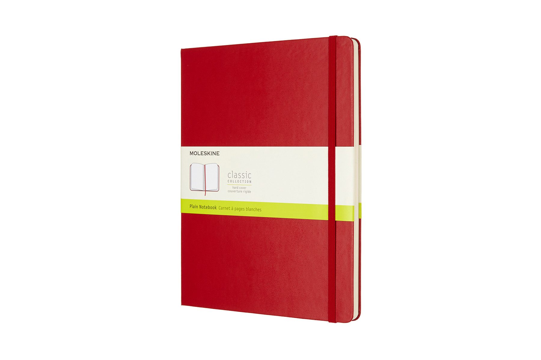 MOLESKINE Notizbuch, Classic Collection XL (19x25) - mit festem Einband - 70g-Papier