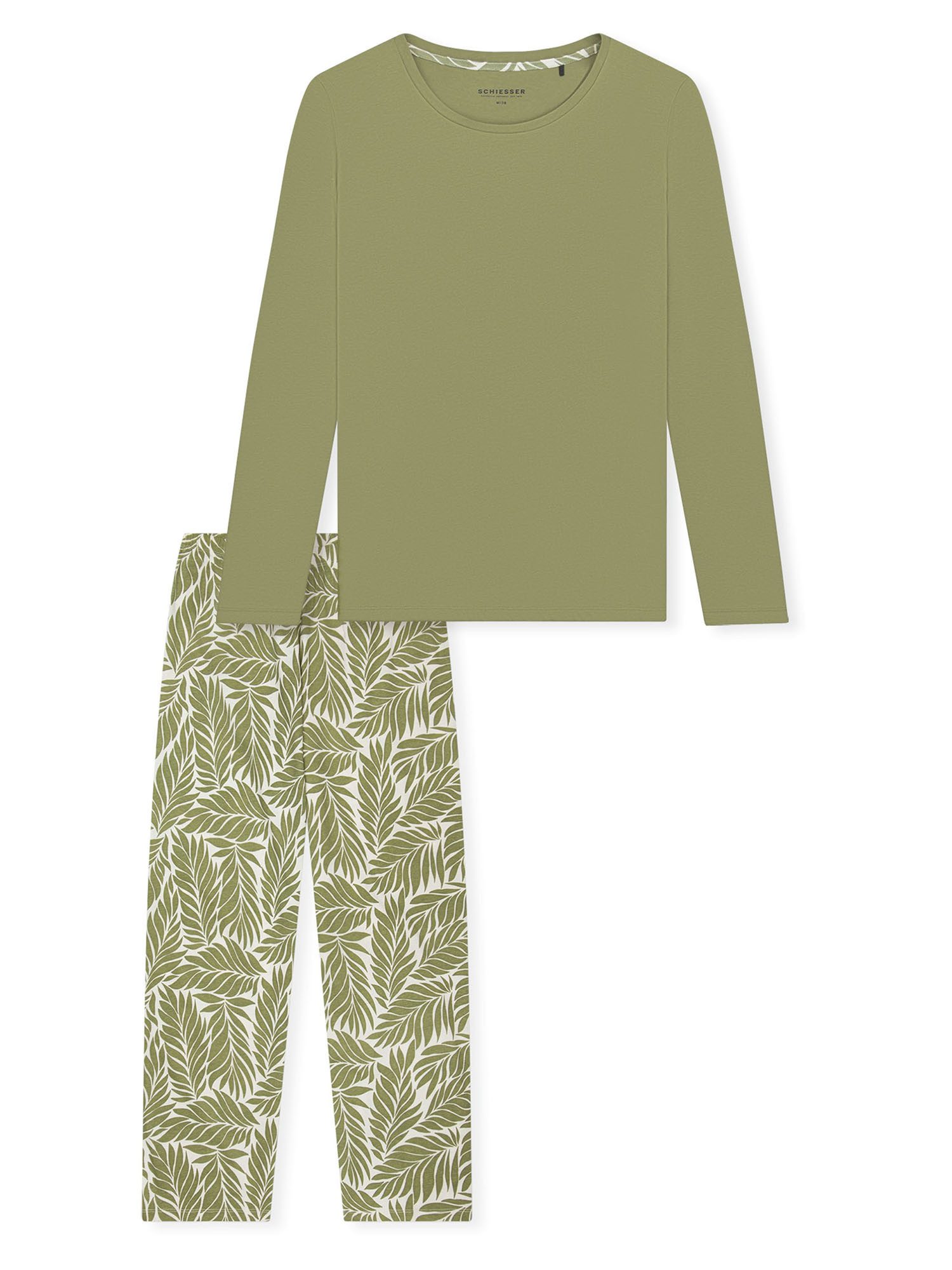 Schiesser Pyjama Comfort Essentials (2 tlg) Schlafanzug, Pyjama Set, Nachtw günstig online kaufen
