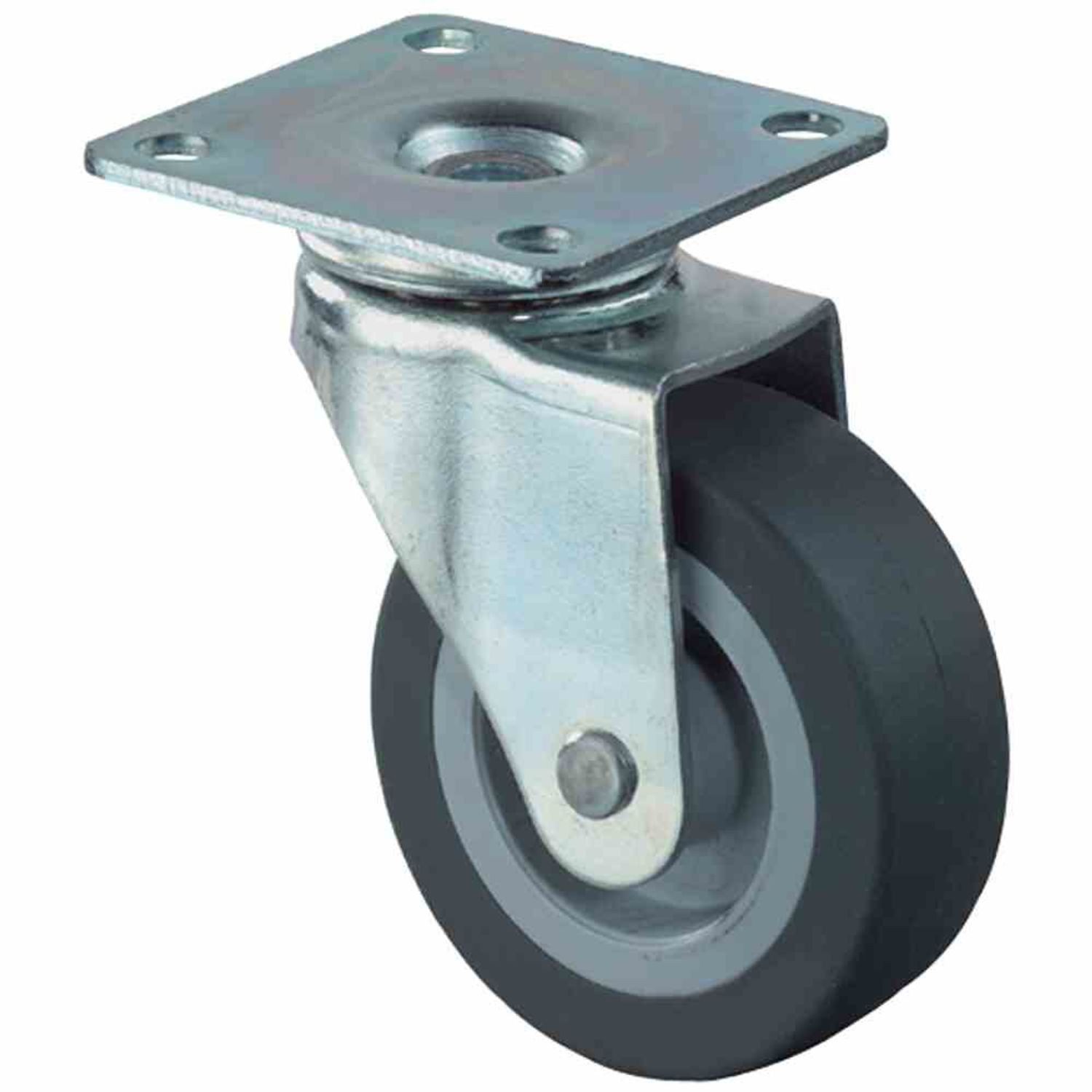 BS Rollen GmbH Möbelrolle Lenkrolle Gummi 30 mm 22x36, 20 kg