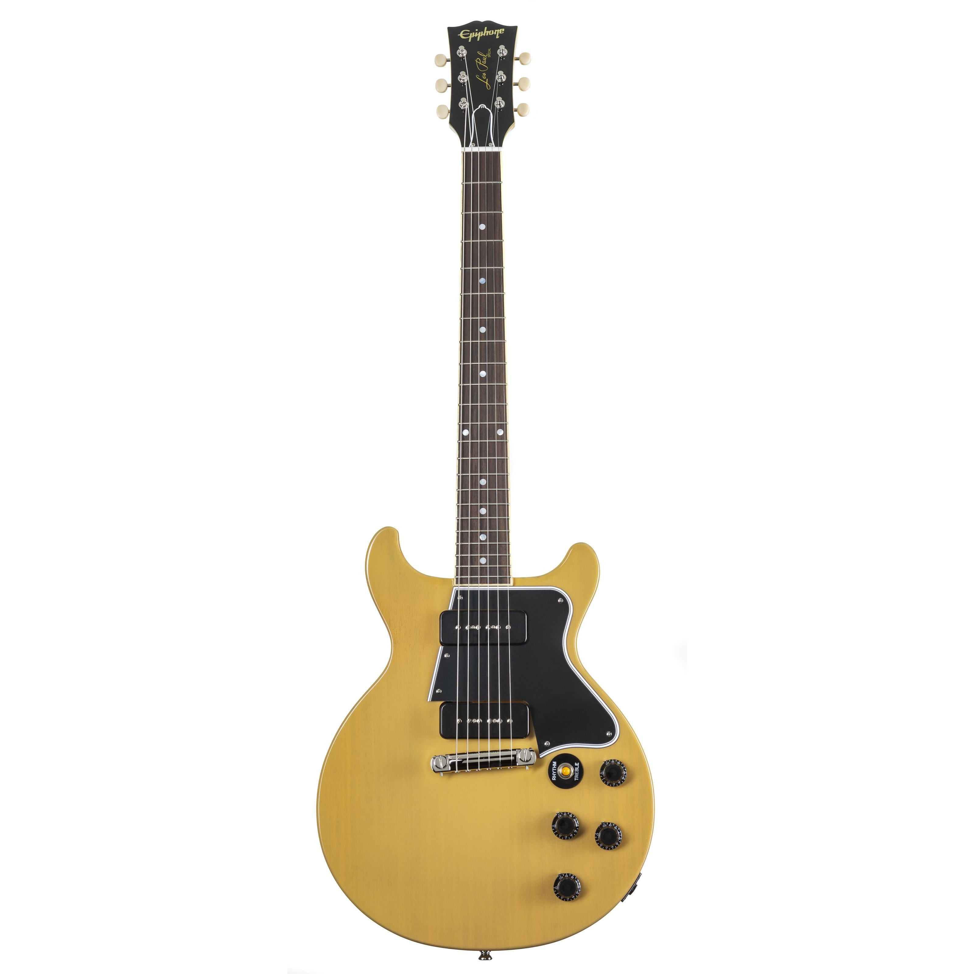 Epiphone E-Gitarre, E-Gitarren, Single Cut Modelle, 1960 Les Paul Special Double Cut Reissue TV Yellow - Single Cut