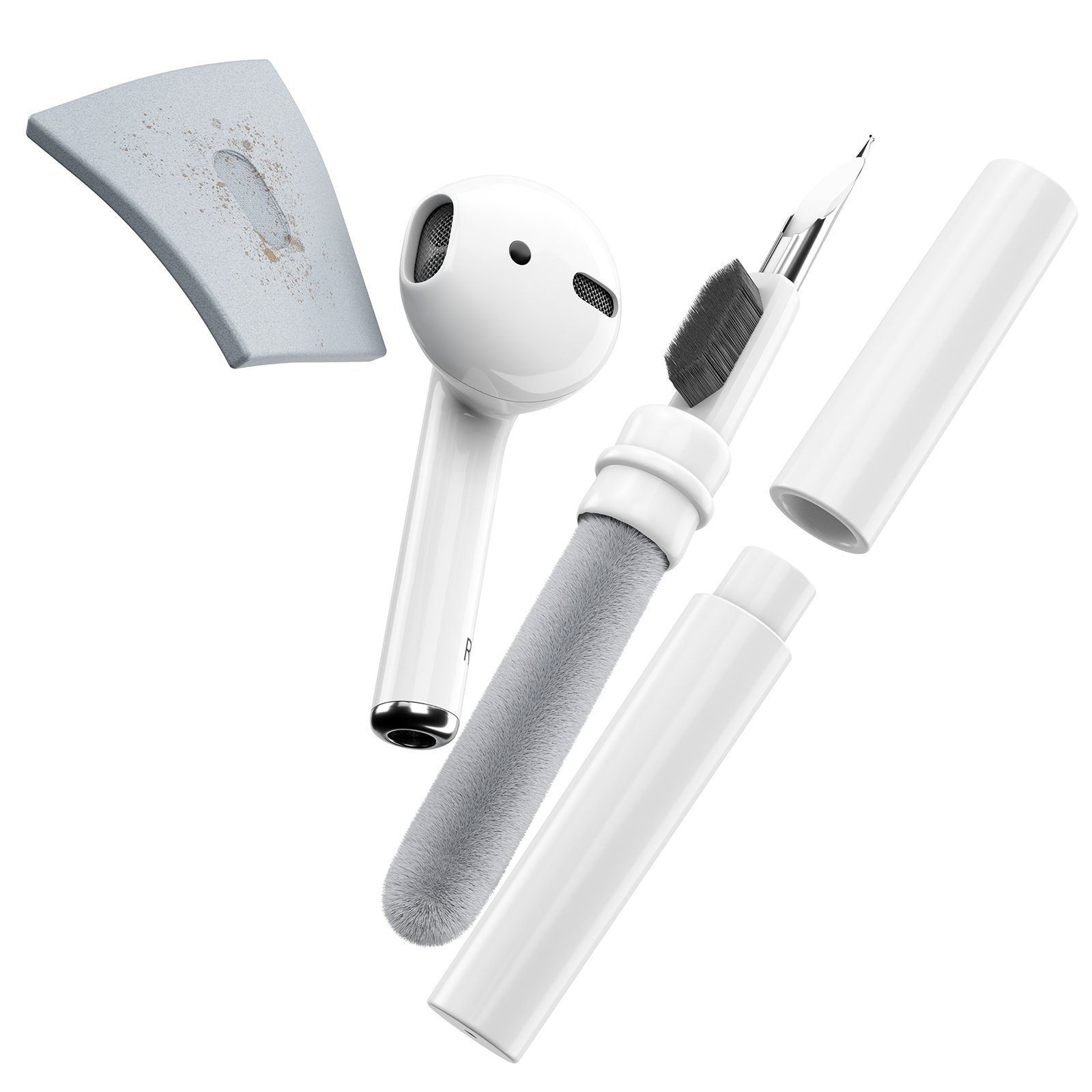 KeyBudz AirCare AirPods Reinigungskit In-Ear-Kopfhörer (Reinigung für AirPods und andere In-Ear Kopfhörer, für Samsung Earbuds)