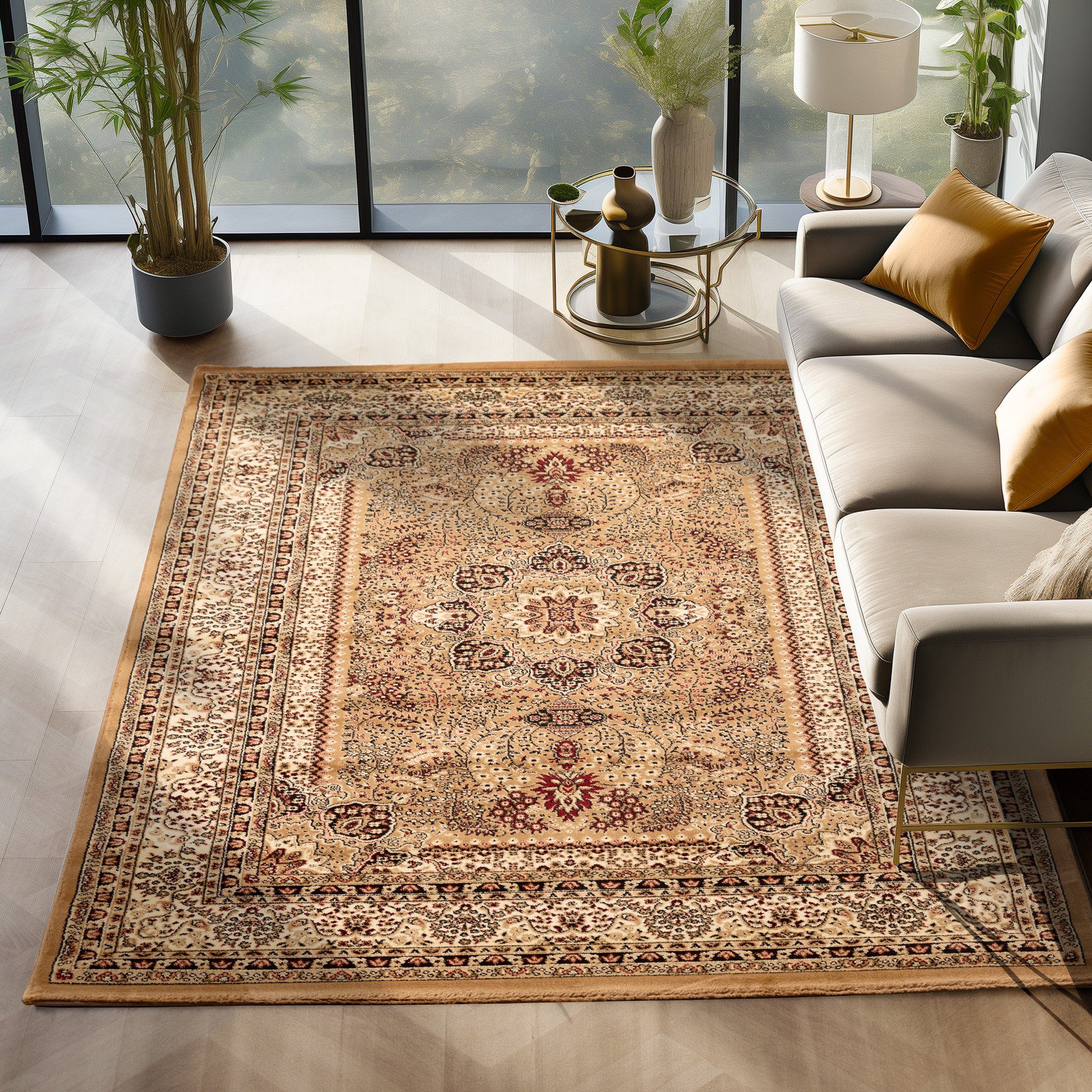 SIMPEX24 Orientteppich Orientalisch Design, Läufer, Höhe: 12 mm, Orinet Teppich Webteppich orientalischen Mustern Teppich Wohnzimmer