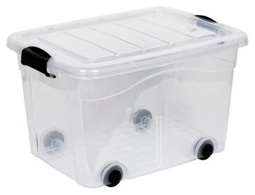 Kreher Aufbewahrungsbox Roller Box (Set, 2 St), mit Rädern und verschließbarem Deckel