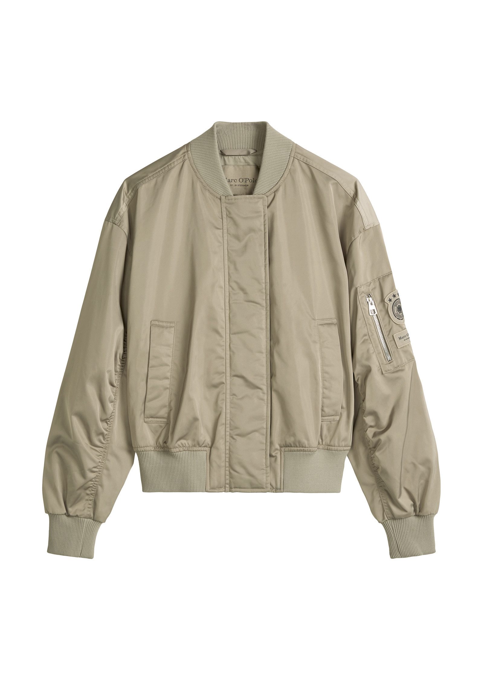 Outdoorjacke aus recyceltem Polyester-Twill