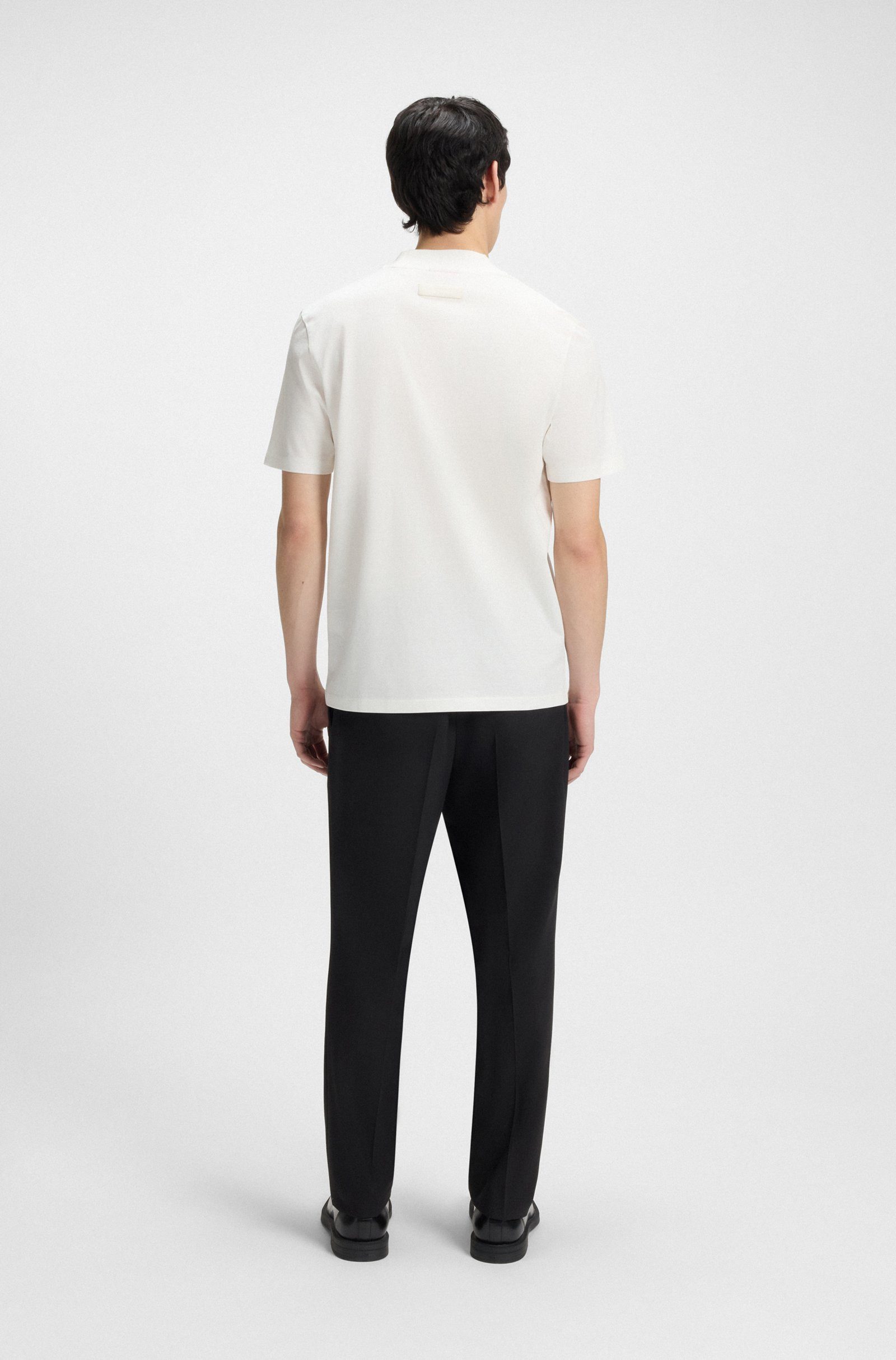 HUGO T-Shirt Dimersom aus Stretch-Baumwolle (1-tlg)