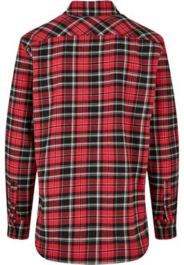 URBAN CLASSICS Langarmhemd Urban Classics Herren Checked Roots Shirt (1-tlg)