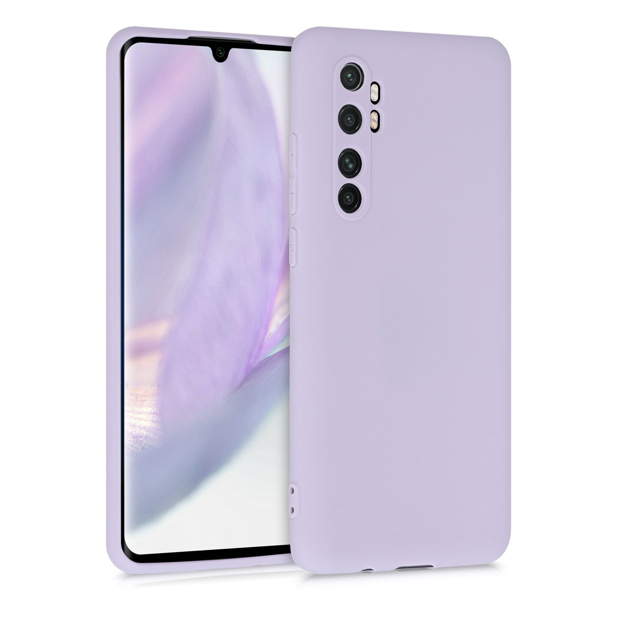 kwmobile Handyhülle Handyhülle für Xiaomi Mi Note 10 Lite Hülle, Weiches Handy Silikon Case - Schutzhülle Cover