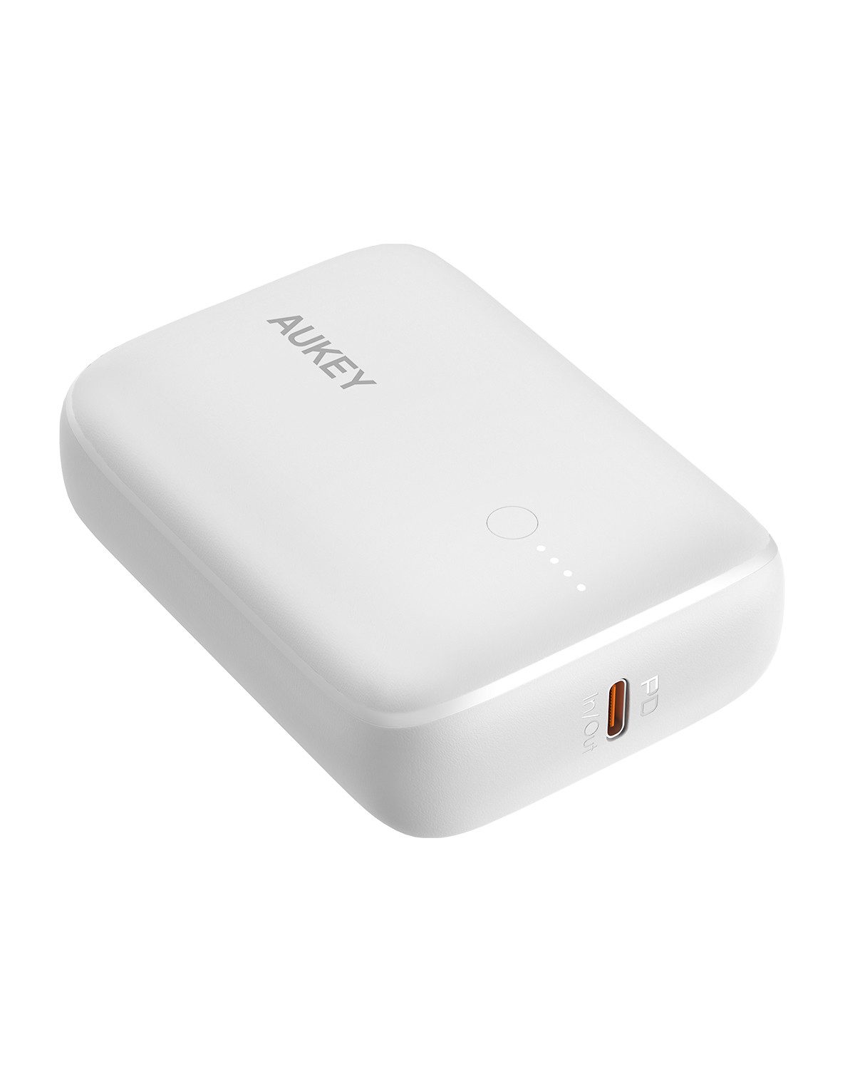 AUKEY PB-N83S Powerbank 10000 mAh, Kleine Powerbank mit USB-C und USB-A Anschluss