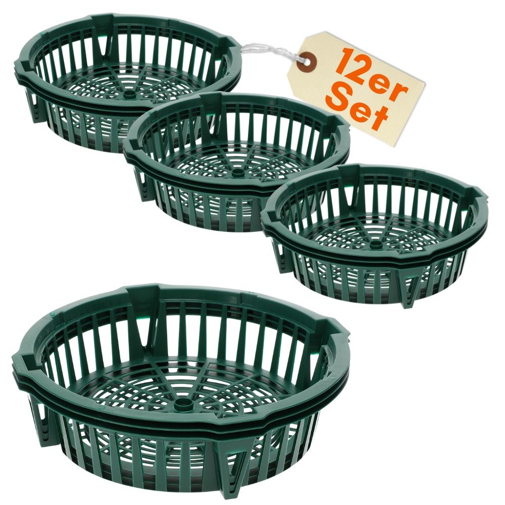 GarPet Pflanzschale 12er Set Pflanzkörbe für Blumenzwiebeln Zwiebel Pflanzs günstig online kaufen