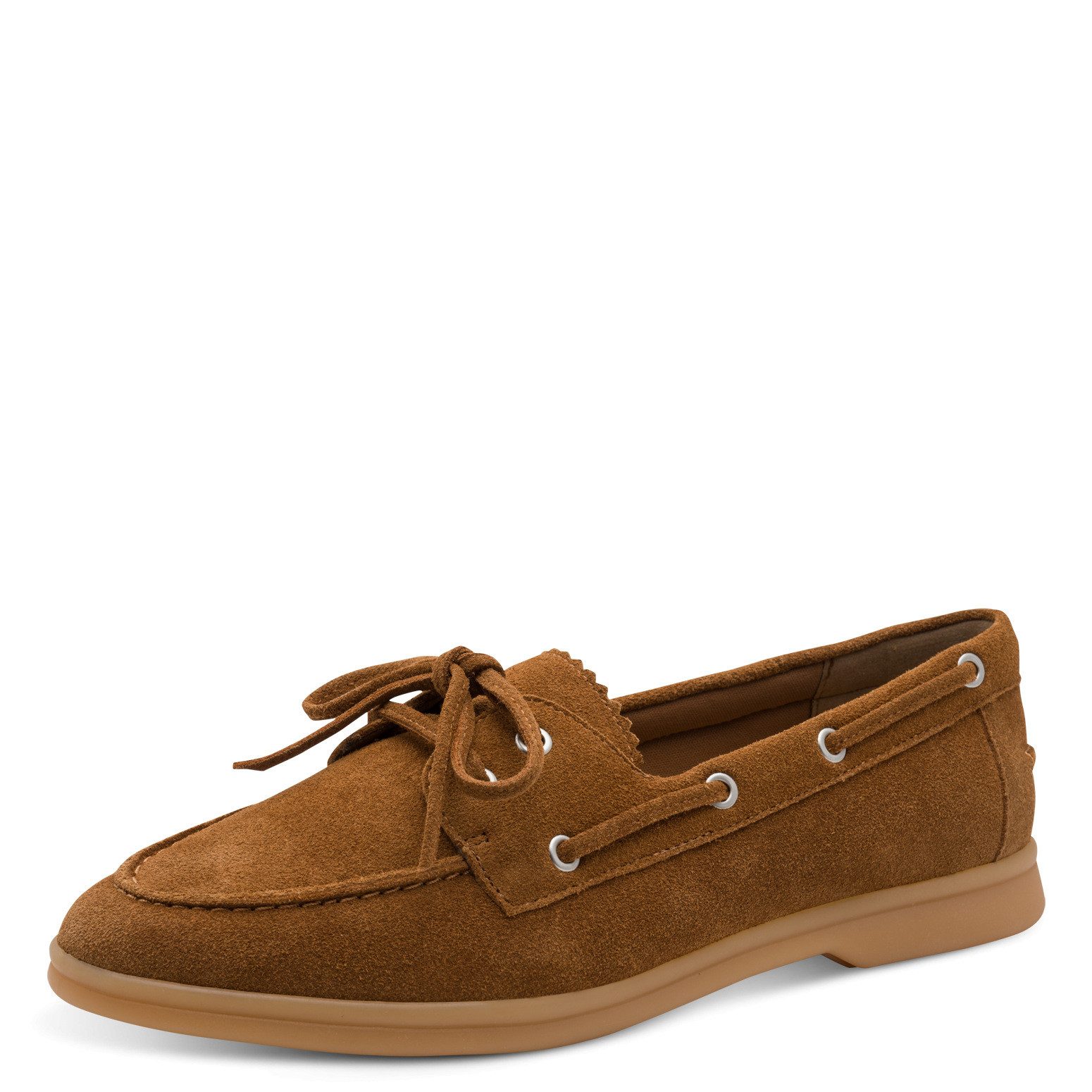 MARCO TOZZI Slipper Halbschuh, Bootsschuh, mit modischen Durchzügen günstig online kaufen