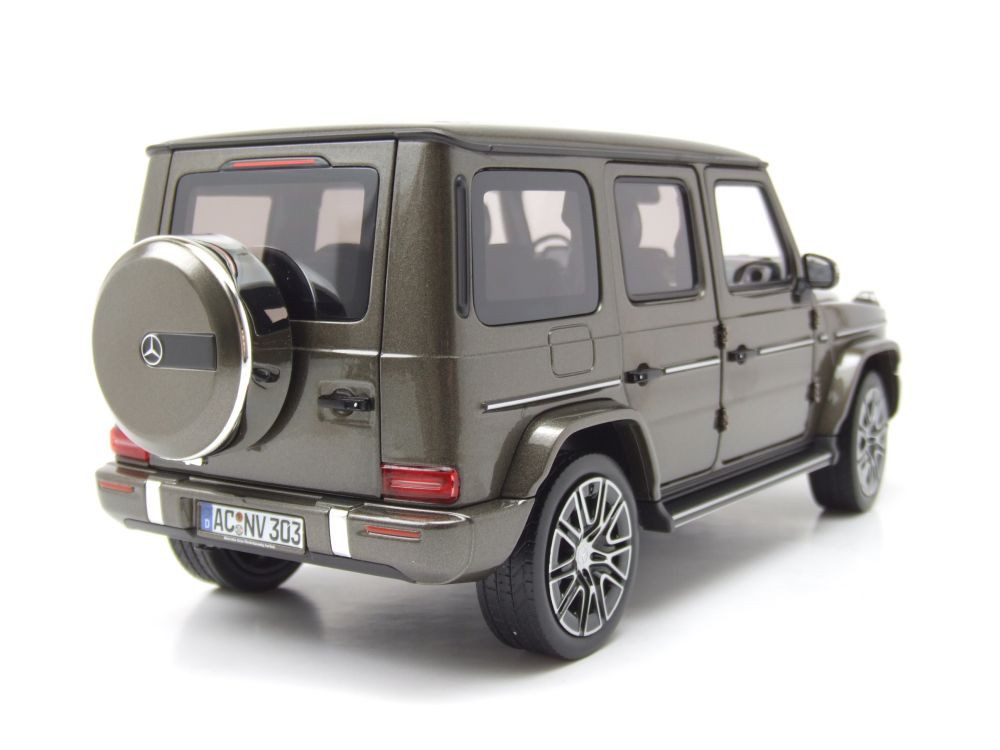 Norev Modellauto Mercedes G-Klasse G-Modell 2024 indium grau, Maßstab 1:18