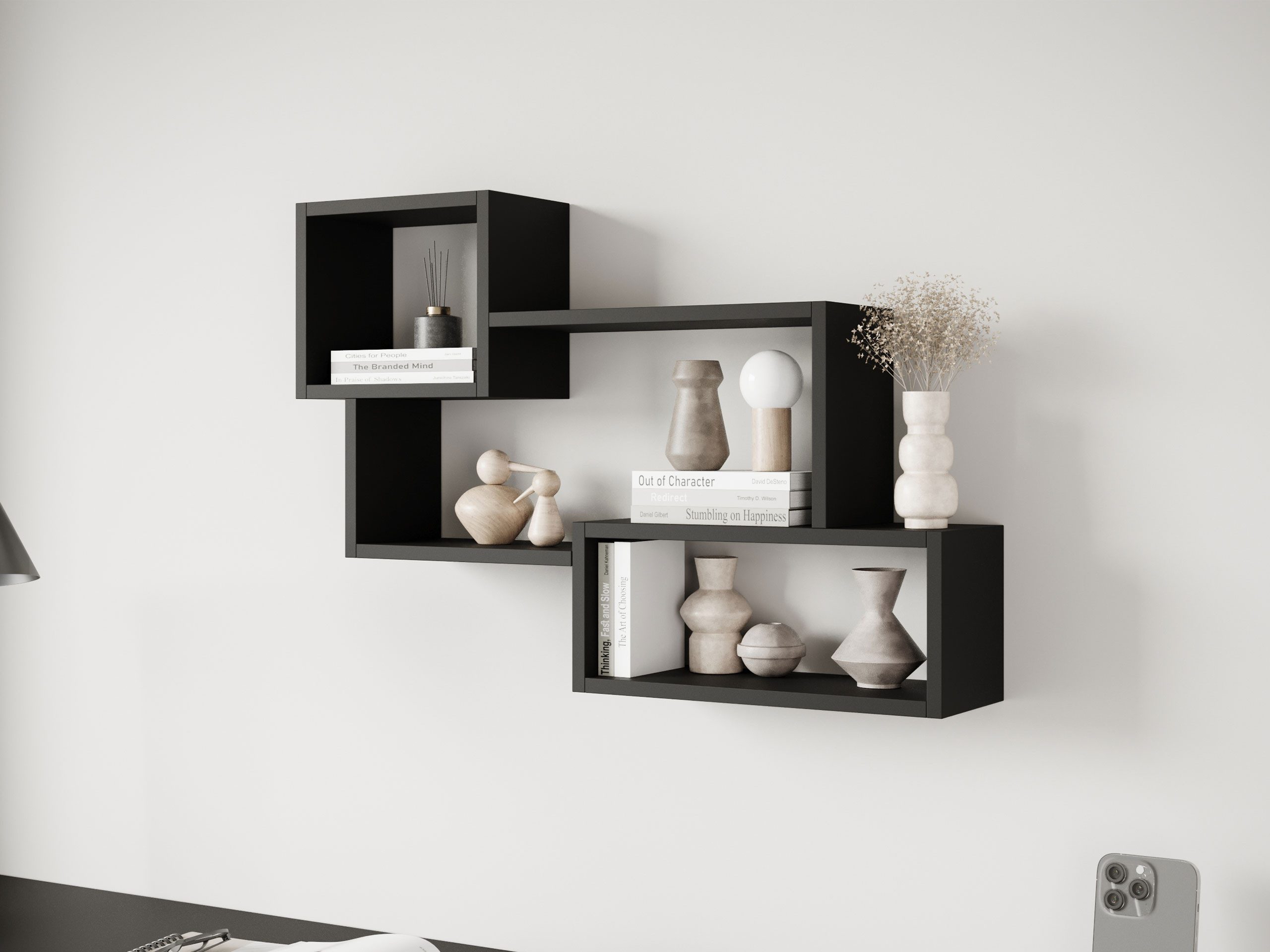 MIRJAN24 Wandregal Trio 005, 87x18x54 cm günstig online kaufen