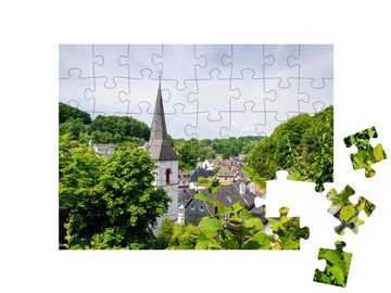 puzzleYOU Puzzle Malerisch zwischen Hügeln: Blankenheim, 48 Puzzleteile, puzzleYOU-Kollektionen