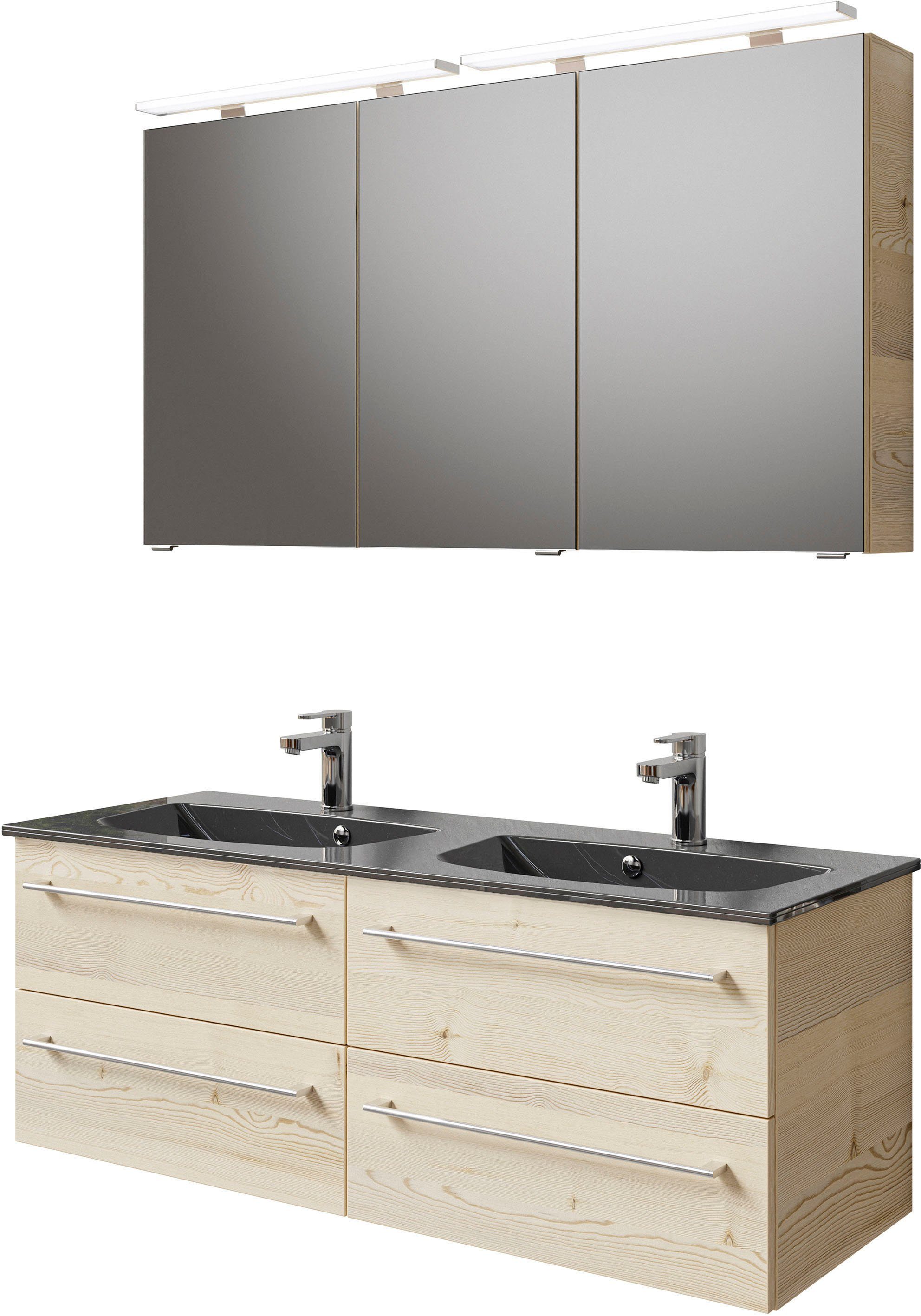 Saphir Badmöbel-Set Serie 6025 2-teilig Mineralmarmor-Waschtisch günstig online kaufen