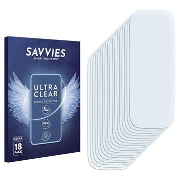 Savvies Schutzfolie für OnePlus Band, Displayschutzfolie, 18 Stück, Folie klar