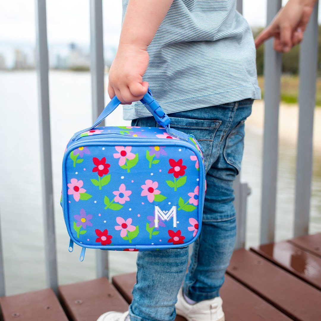 - MontiiCo mit Lunchbox sowie für Blumen) Mini Mädchen eine kleine für Petals Kindergartentasche Jungs Isoliertasche Kindergarten Kühlakku (Small Kühltasche Brotdose