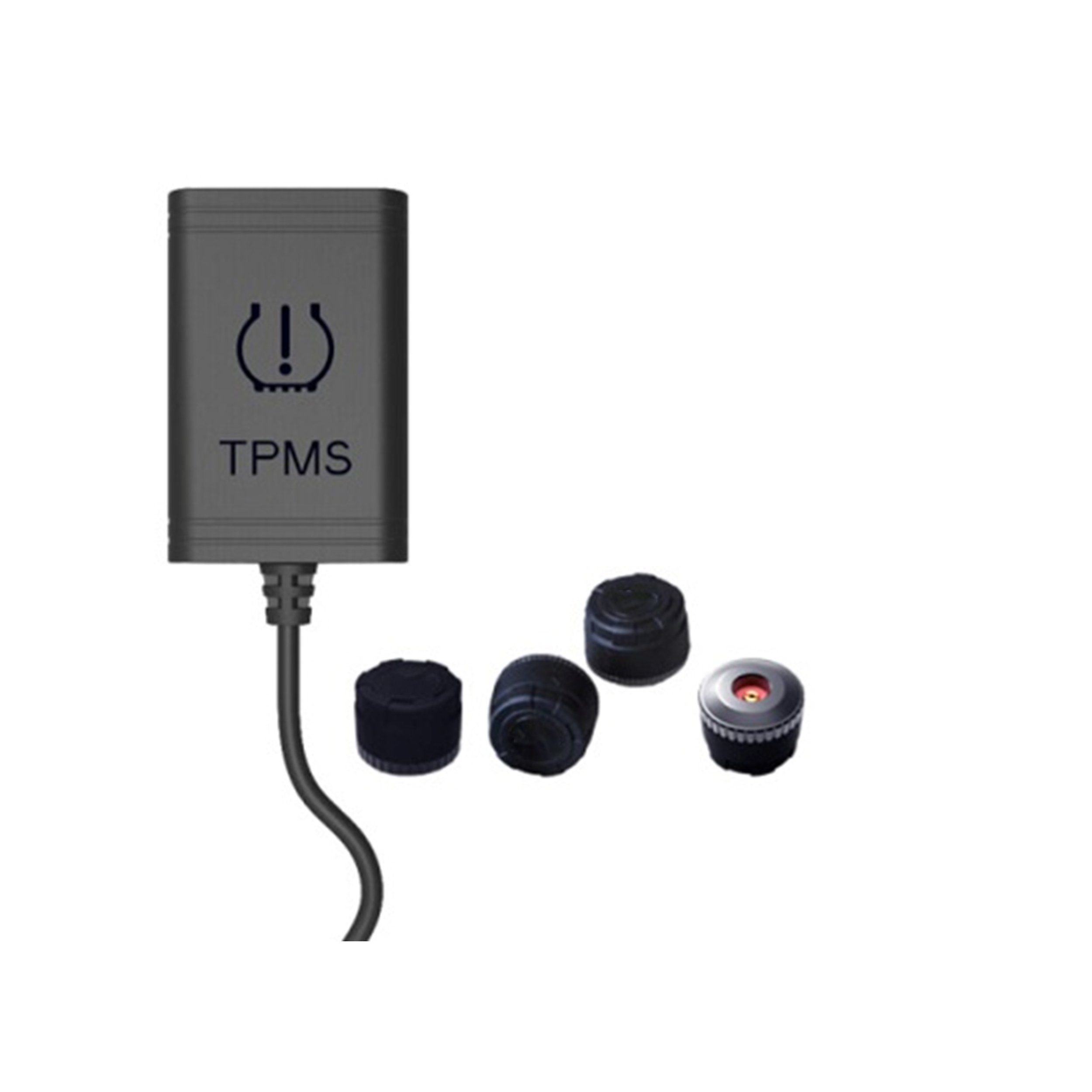 TPMS Reifendruckkontrollsystem Android Autoradio 4 externen Sensoren KFZ Adapter