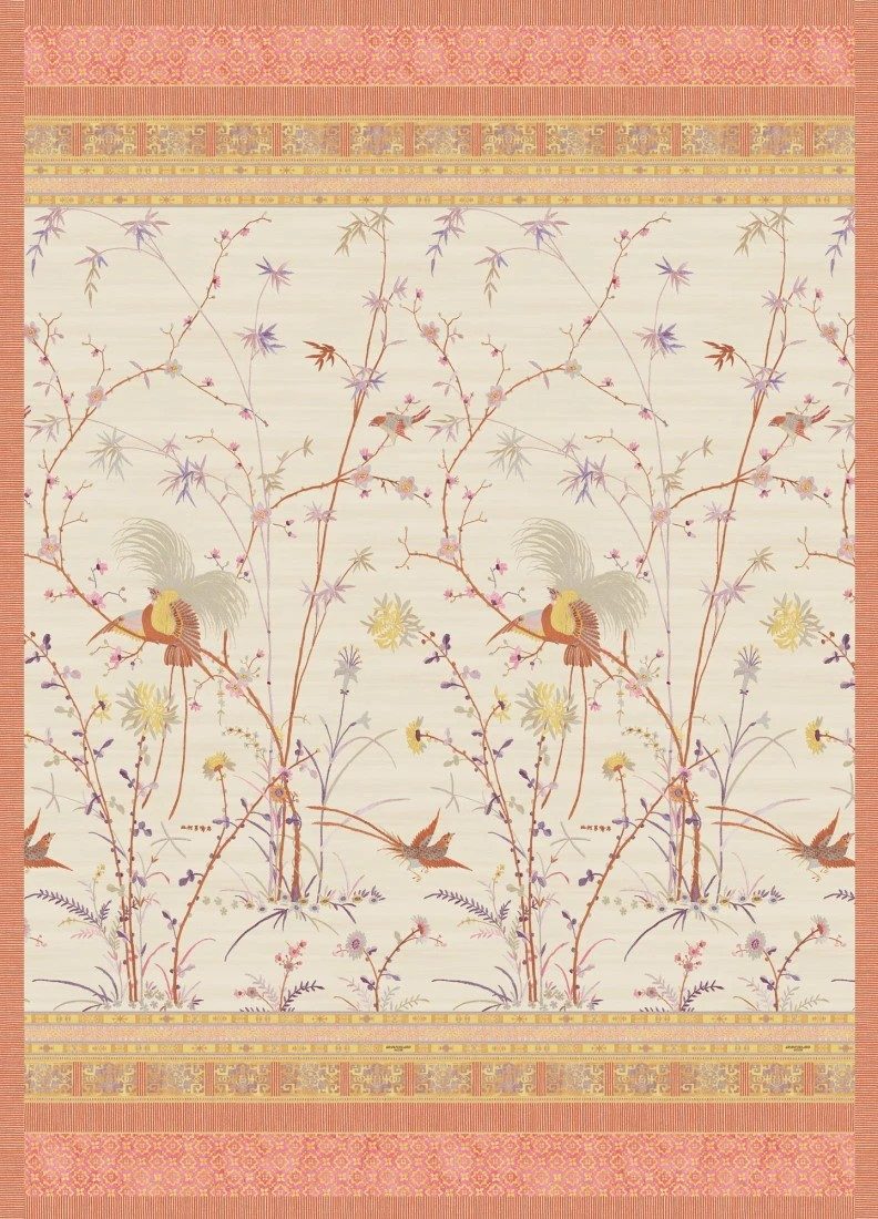 Plaid Fong V2 270 x 250 cm, Bassetti, aus Baumwolle mit Mediterranes Design