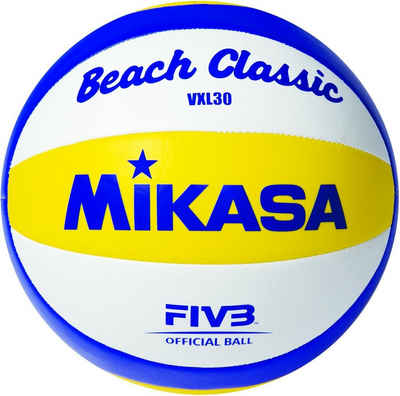 Mikasa Beachvolleyball »BEACH CLASSIC VXL30 BLAU / GELB / WEIß«