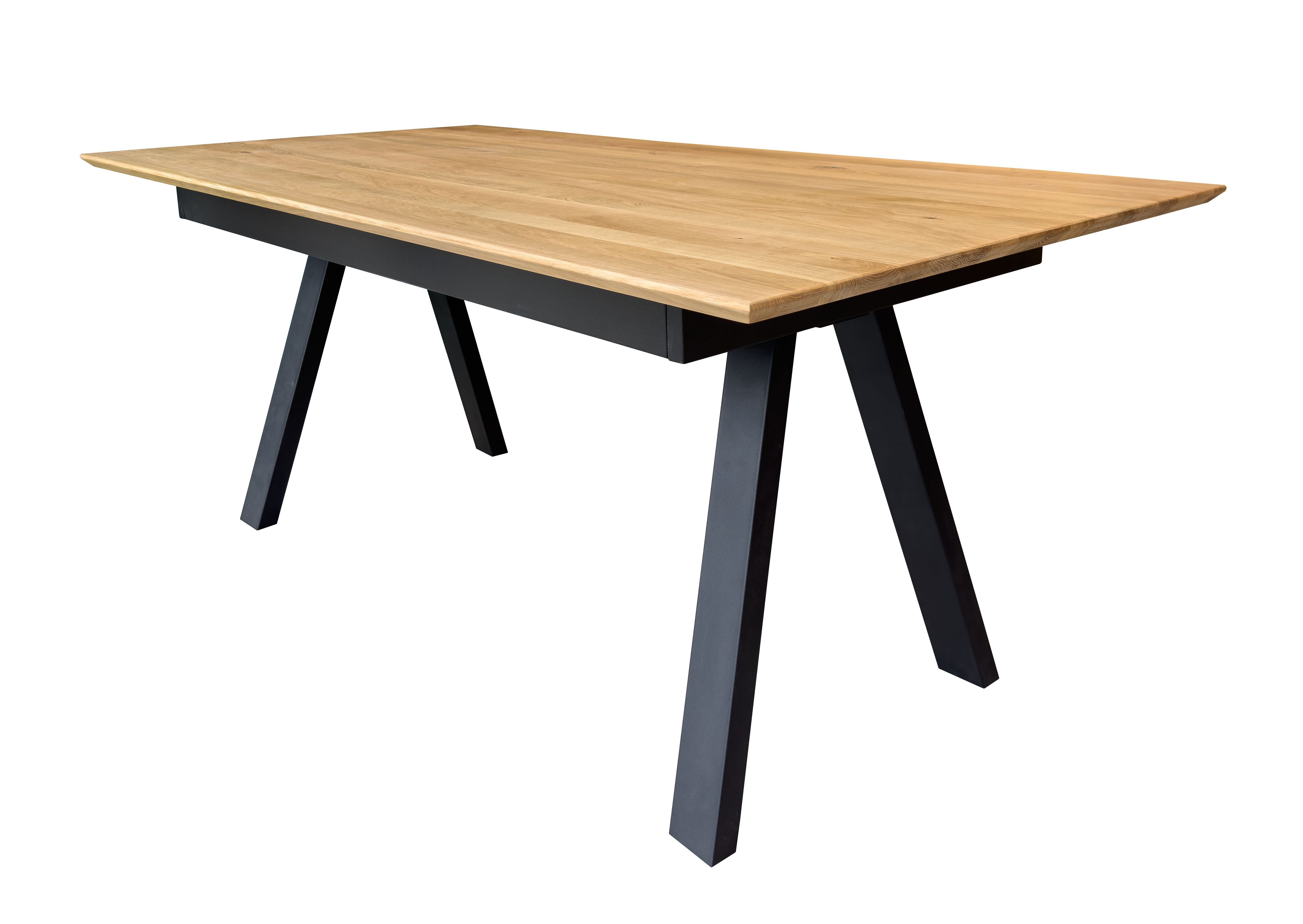 Woodroom Esstisch Calais (mit Auszug Wildeiche massiv geölt), Tisch, Esszimmertisch