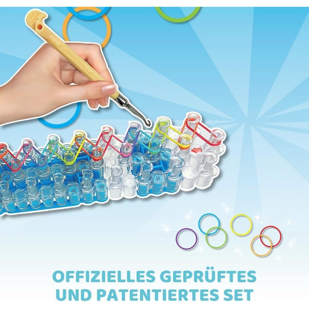 Faber-Castell Bastel-Armband Bastelset Armbänder Rainbow Loom Original