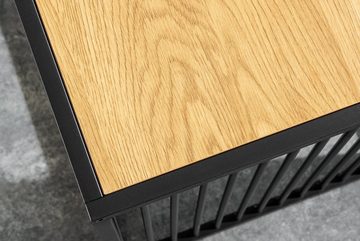 riess-ambiente Beistelltisch ARCHITECTURE 40cm natur / schwarz (Einzelartikel, 1-St), Wohnzimmer · Holz-Optik · Metall · Industrial Design